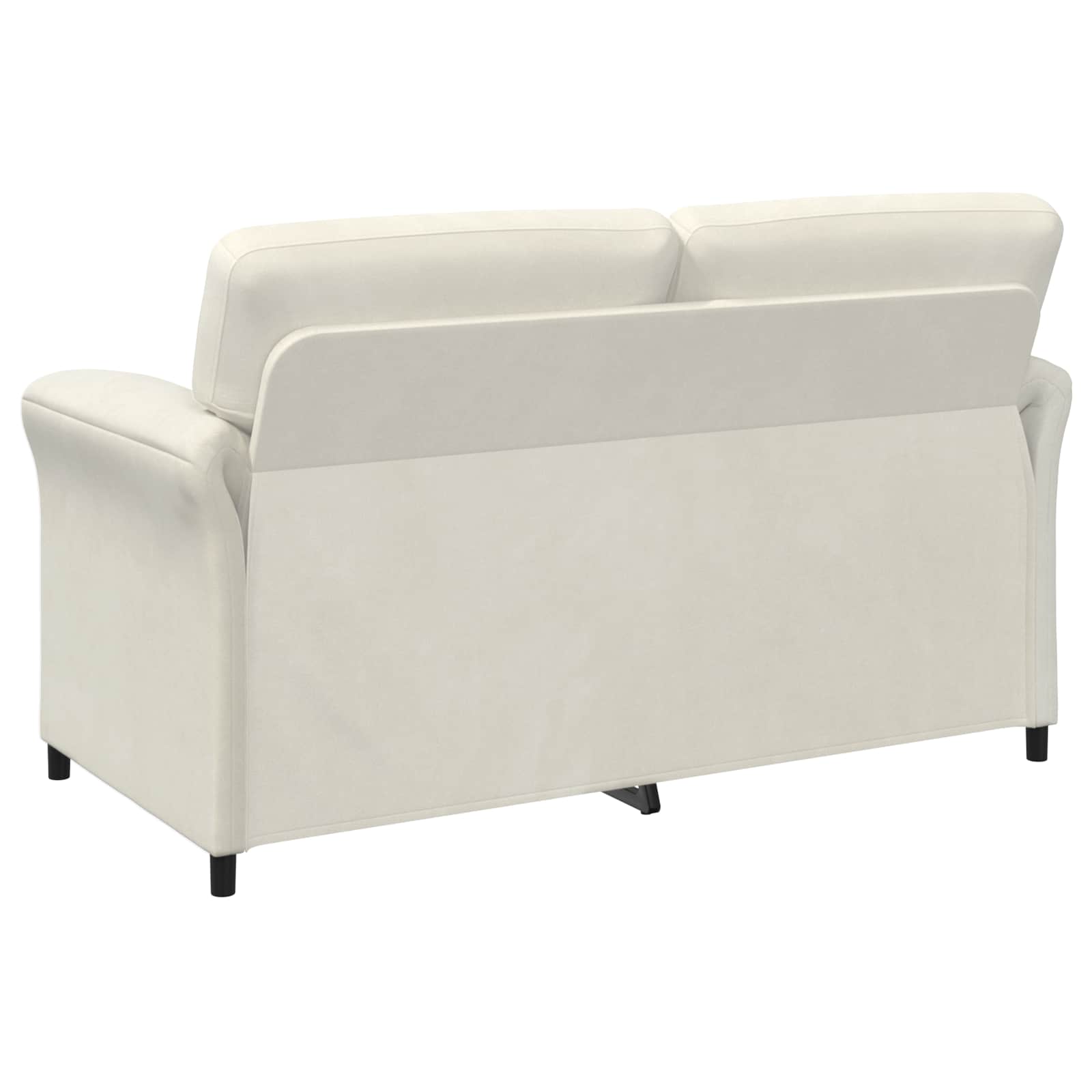 2-Zits Sofa Crèmekleurig 158 x 83 x 95 cm Fluweel is nu te koop bij PeponiXL, paradijselijk wonen!