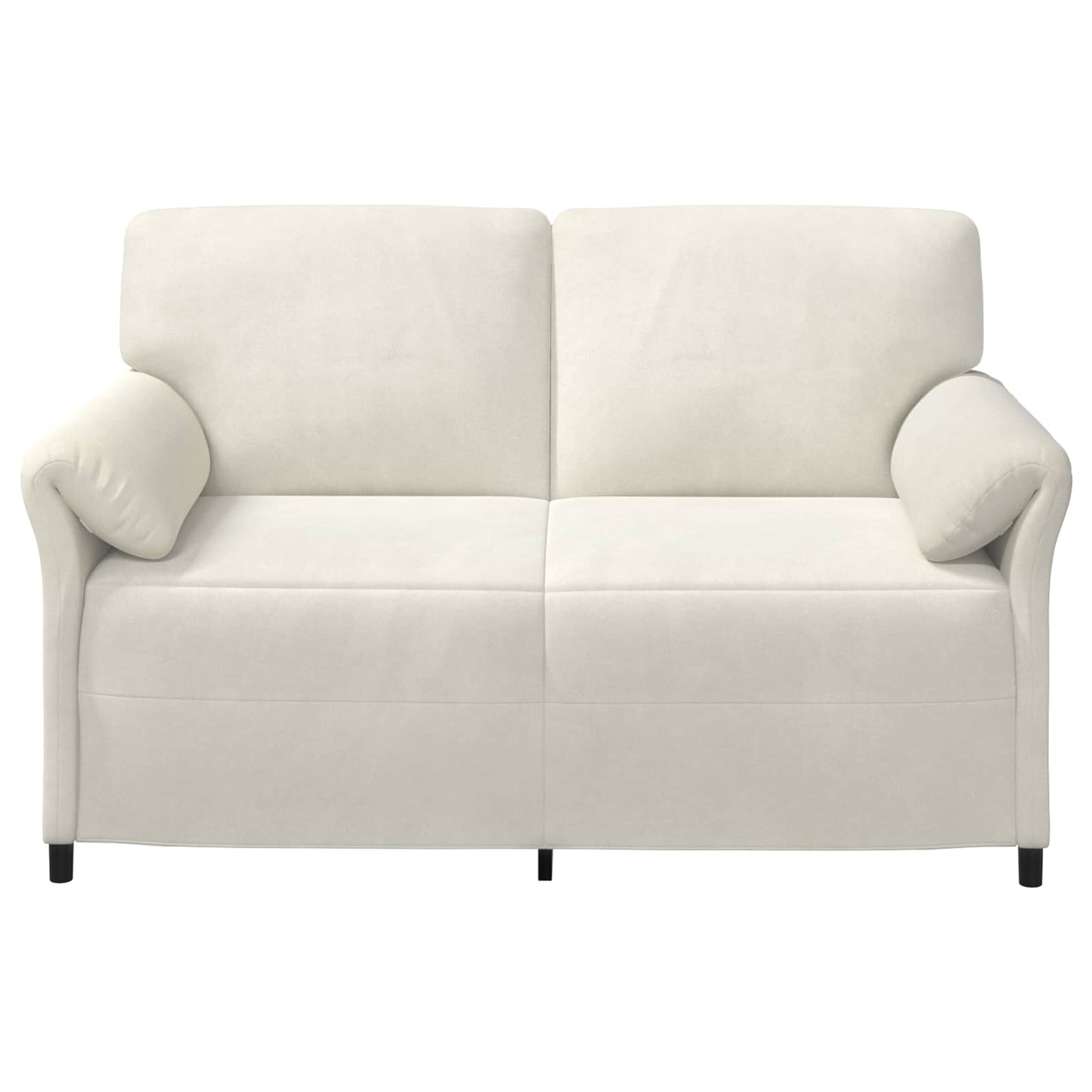 2-Zits Sofa Crèmekleurig 158 x 83 x 95 cm Fluweel is nu te koop bij PeponiXL, paradijselijk wonen!