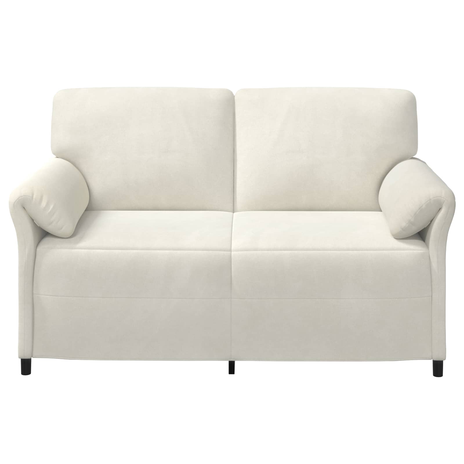 2-Zits Sofa Crèmekleurig 158 x 83 x 95 cm Fluweel is nu te koop bij PeponiXL, paradijselijk wonen!