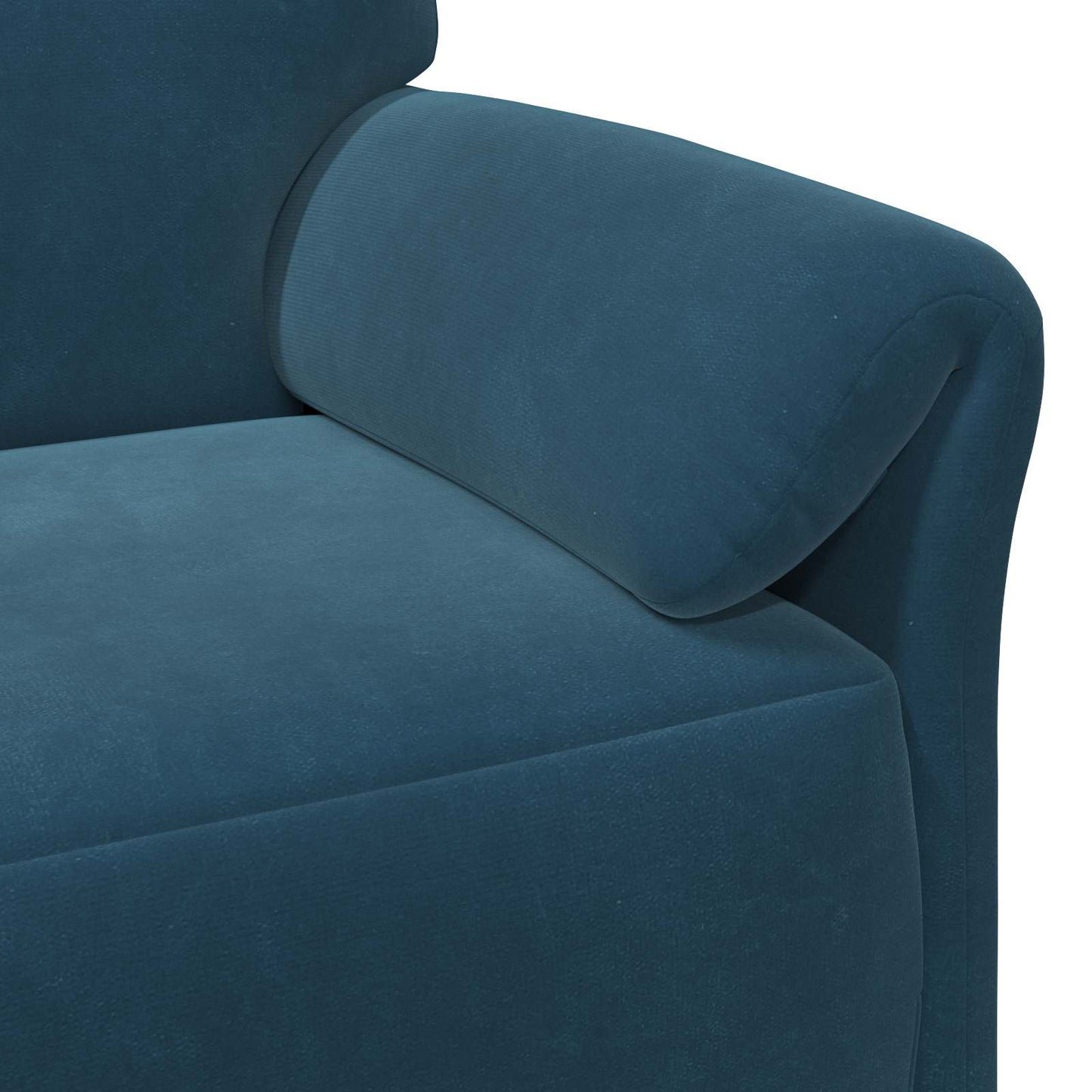 2-Zits Sofa Blauw 158 x 83 x 95 cm Fluweel is nu te koop bij PeponiXL, paradijselijk wonen!