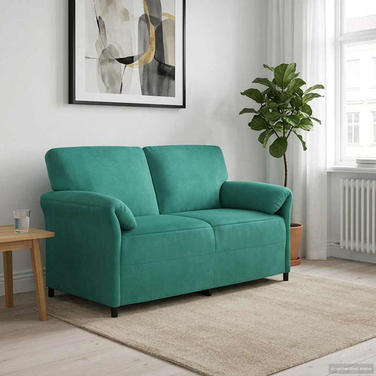 2-Zits Sofa Turquoise 158 x 83 x 95 cm Fluweel is nu te koop bij PeponiXL, paradijselijk wonen!