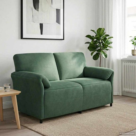 2-Zits Sofa Zeegroen 158 x 83 x 95 cm Fluweel is nu te koop bij PeponiXL, paradijselijk wonen!