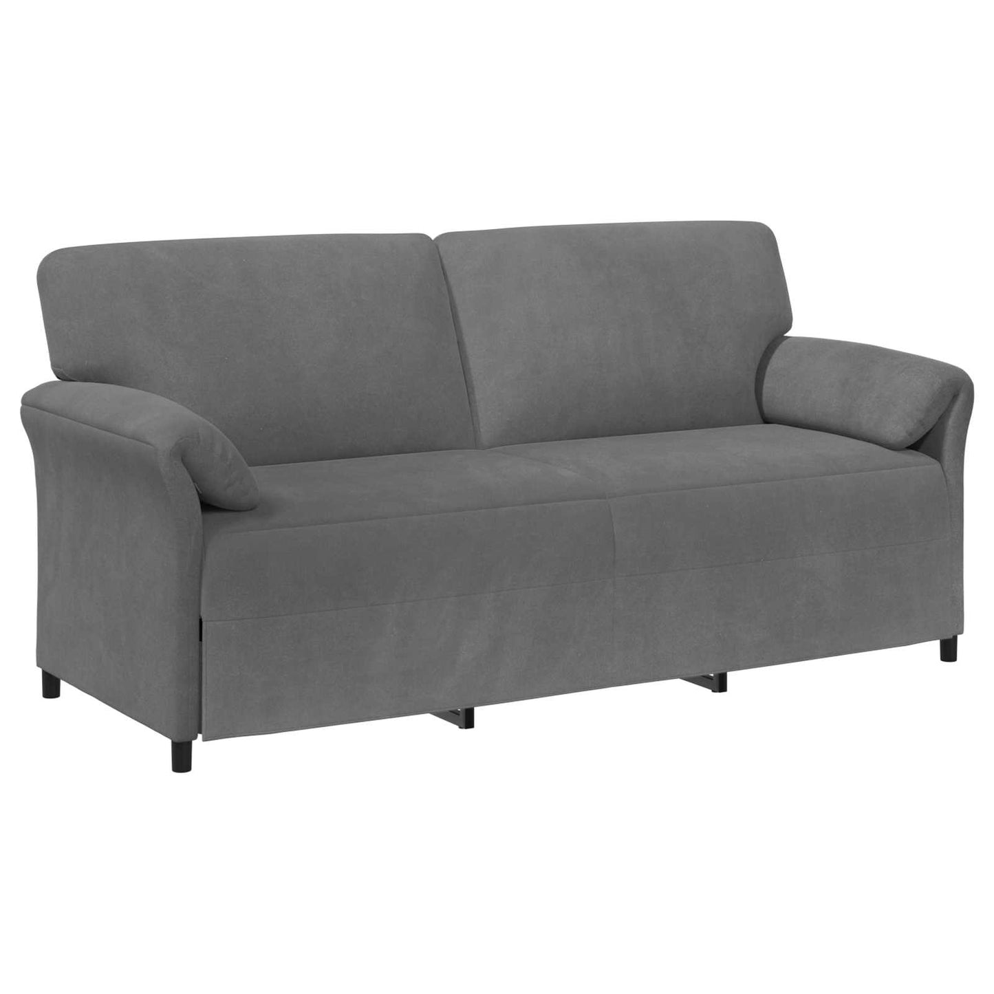 3-Zits Bank Donkergrijs 198 x 83 x 95 cm Fluweel is nu te koop bij PeponiXL, paradijselijk wonen!