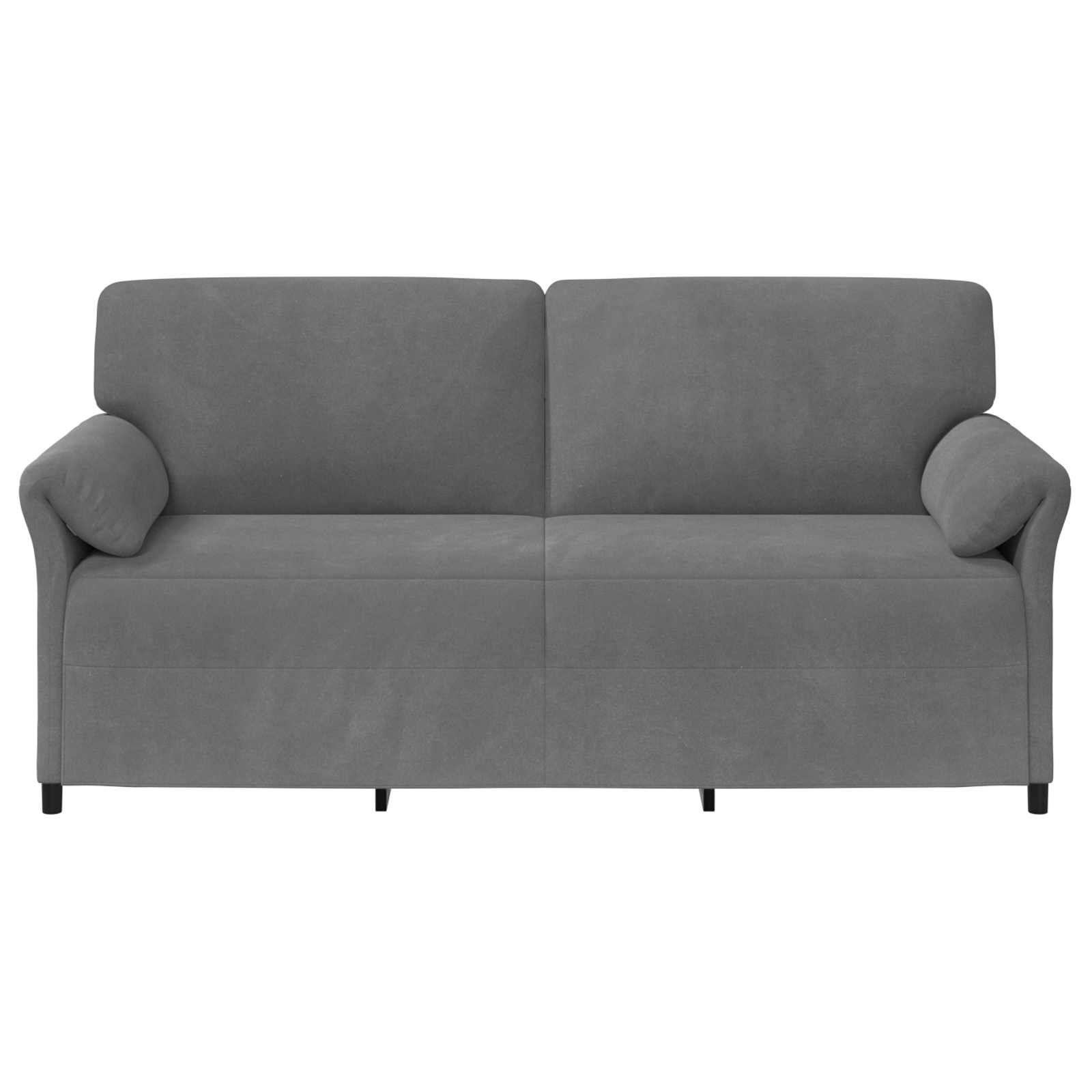 3-Zits Bank Donkergrijs 198 x 83 x 95 cm Fluweel is nu te koop bij PeponiXL, paradijselijk wonen!