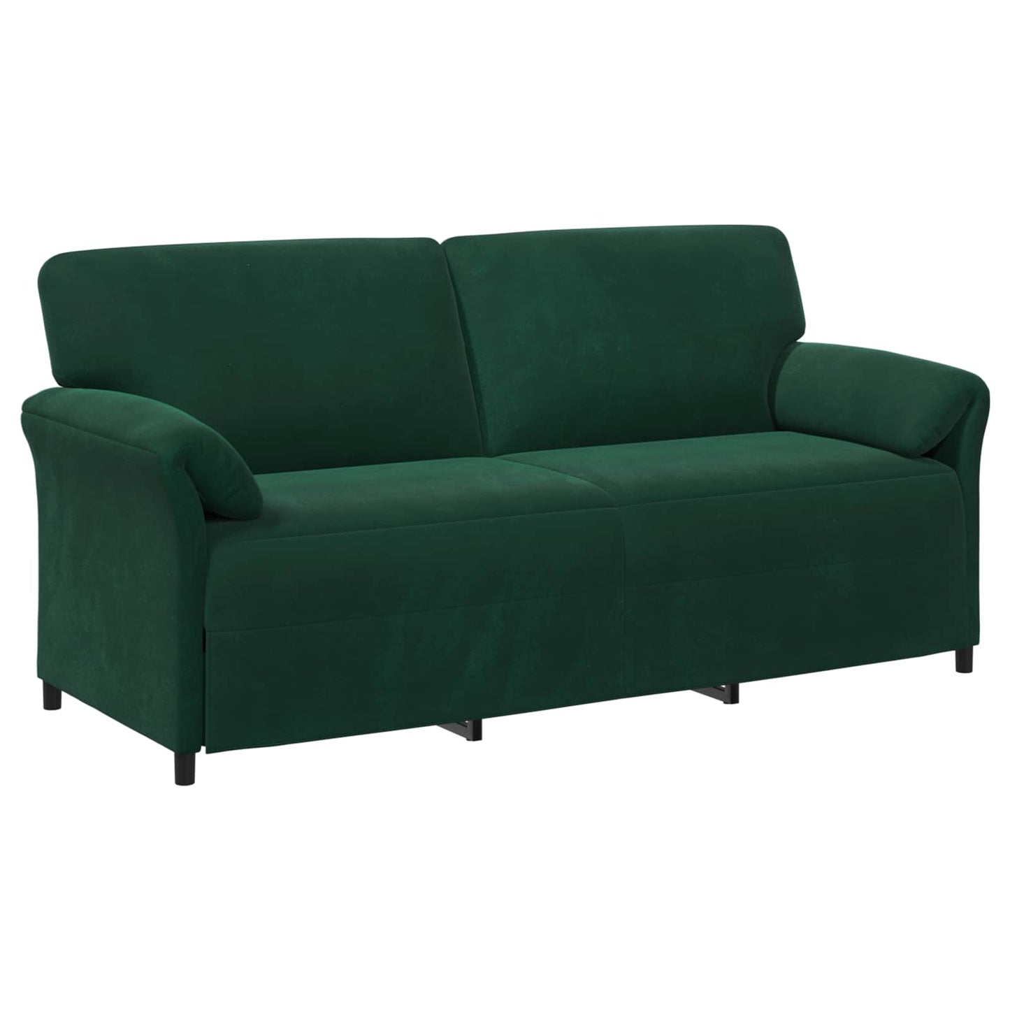 3-Zits Bank Donkergroen 198 x 83 x 95 cm Fluweel is nu te koop bij PeponiXL, paradijselijk wonen!