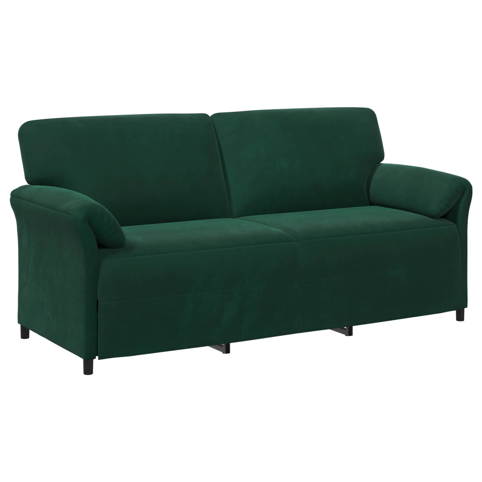3-Zits Bank Donkergroen 198 x 83 x 95 cm Fluweel is nu te koop bij PeponiXL, paradijselijk wonen!