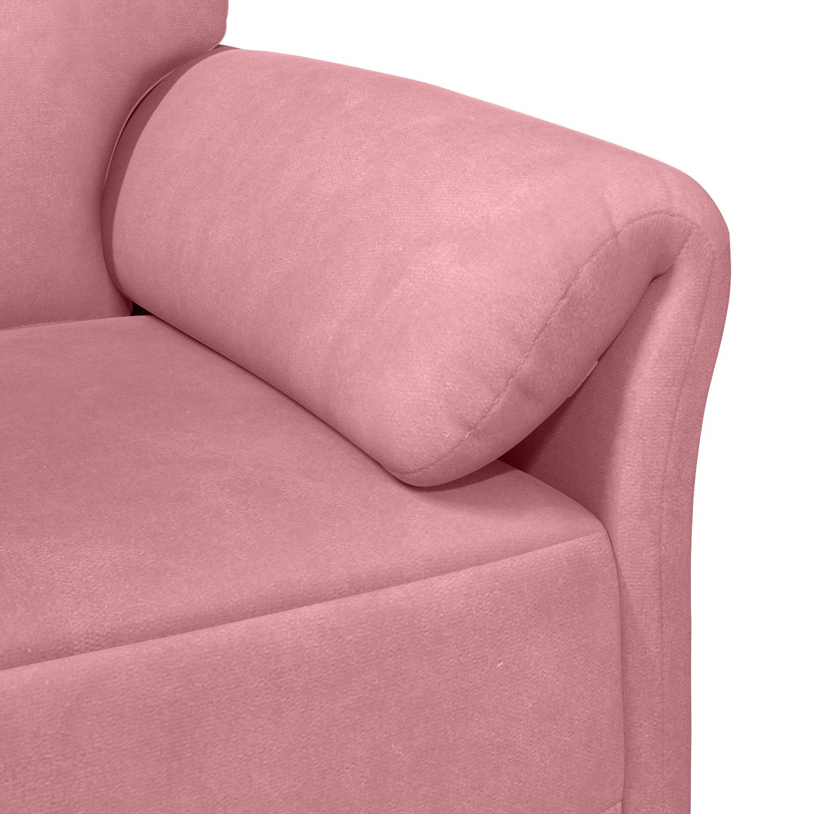3-Zits Bank Roze 198 x 83 x 95 cm Fluweel is nu te koop bij PeponiXL, paradijselijk wonen!