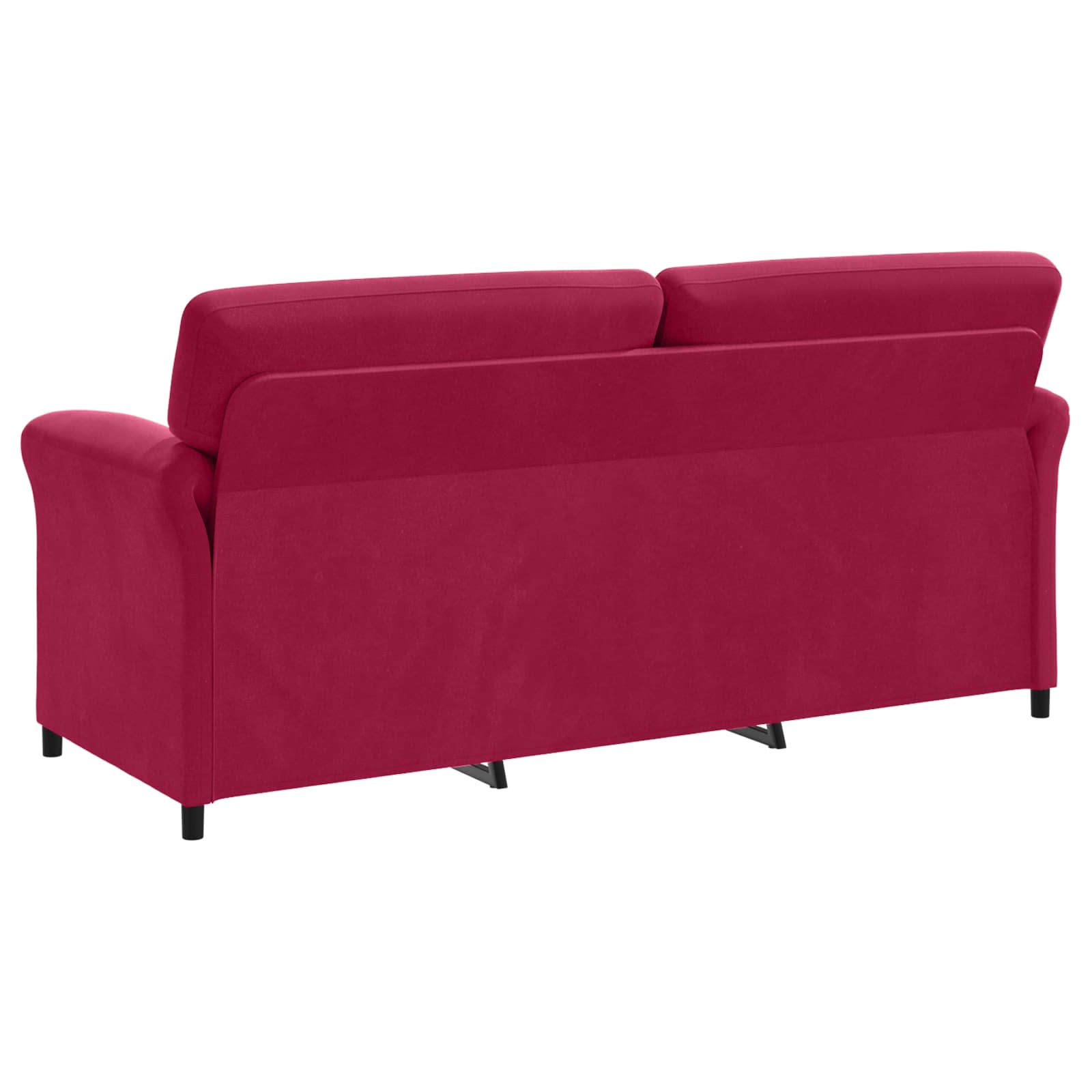 3-Zits Bank Wijnrood 198 x 83 x 95 cm Fluweel is nu te koop bij PeponiXL, paradijselijk wonen!