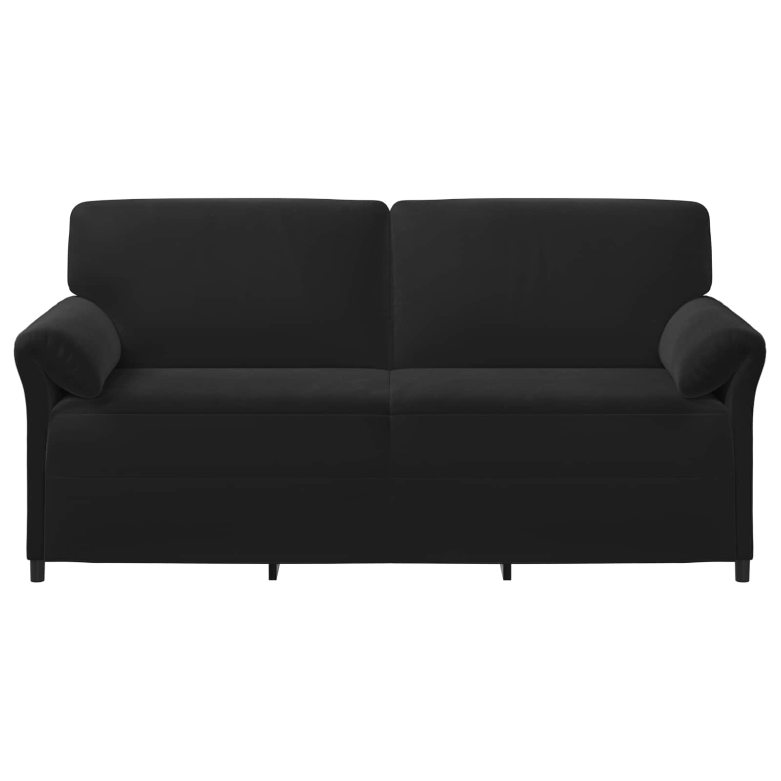3-Zits Bank Zwart 198 x 83 x 95 cm Fluweel is nu te koop bij PeponiXL, paradijselijk wonen!