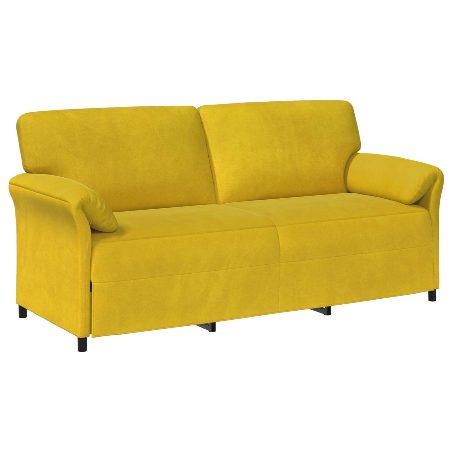 3-Zits Bank Geel 198 x 83 x 95 cm Fluweel is nu te koop bij PeponiXL, paradijselijk wonen!