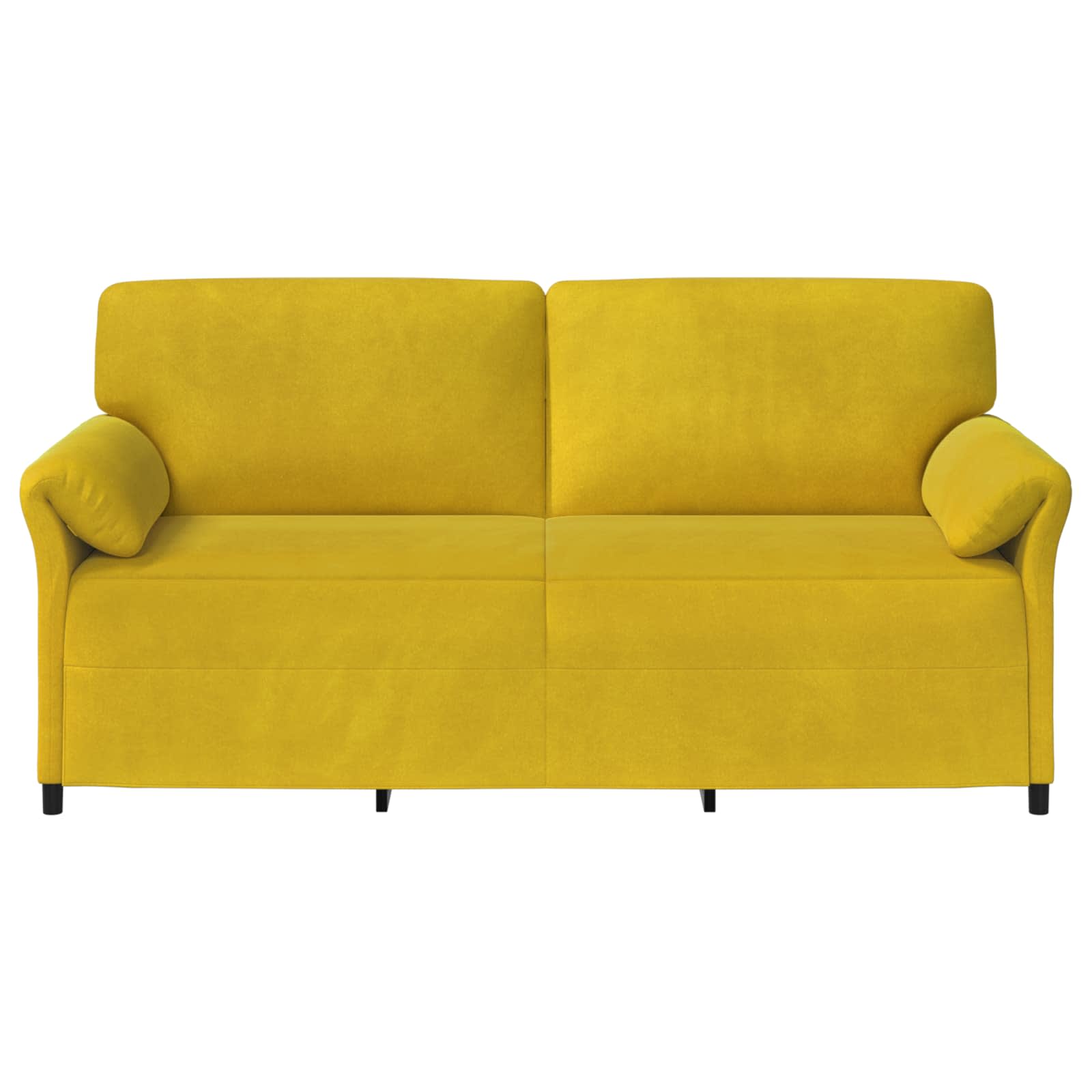 3-Zits Bank Geel 198 x 83 x 95 cm Fluweel is nu te koop bij PeponiXL, paradijselijk wonen!