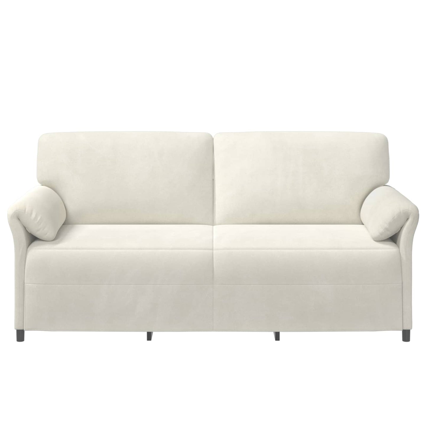 3-Zits Bank Crèmekleurig 198 x 83 x 95 cm Fluweel is nu te koop bij PeponiXL, paradijselijk wonen!