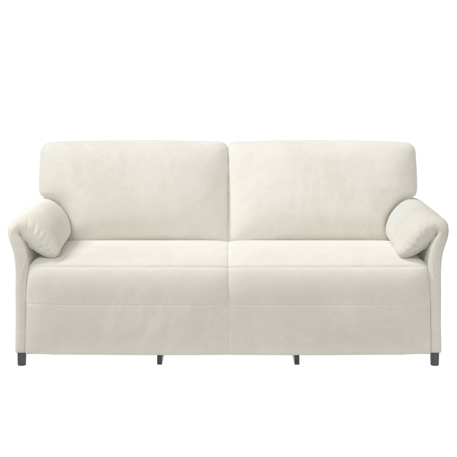 3-Zits Bank Crèmekleurig 198 x 83 x 95 cm Fluweel is nu te koop bij PeponiXL, paradijselijk wonen!
