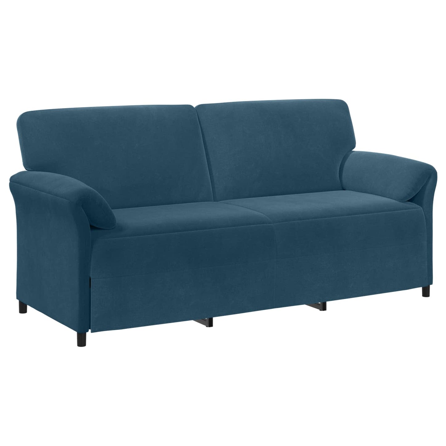 3-Zits Bank Blauw 198 x 83 x 95 cm Fluweel is nu te koop bij PeponiXL, paradijselijk wonen!