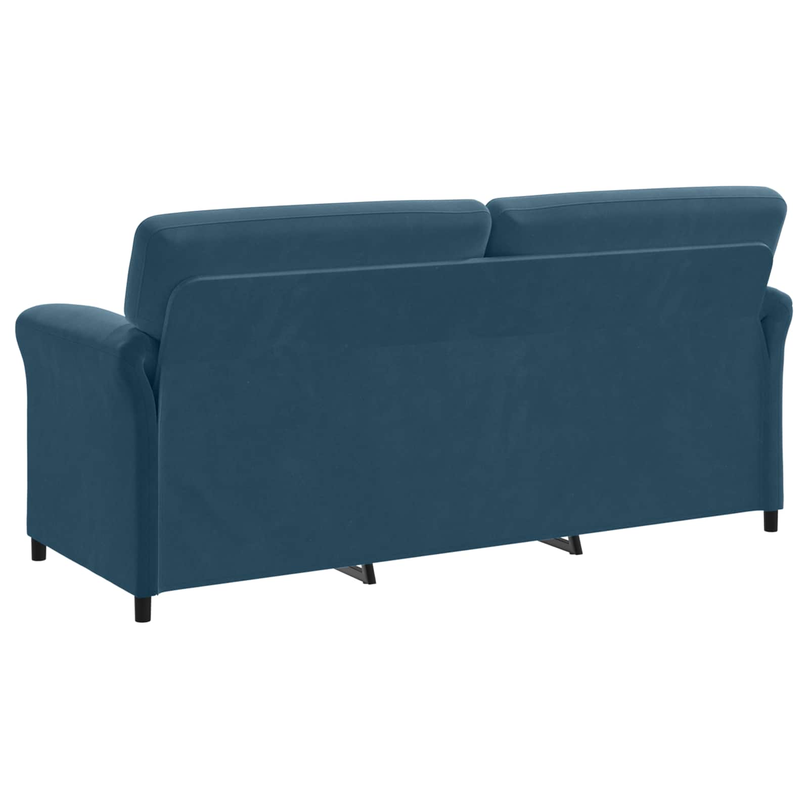 3-Zits Bank Blauw 198 x 83 x 95 cm Fluweel is nu te koop bij PeponiXL, paradijselijk wonen!
