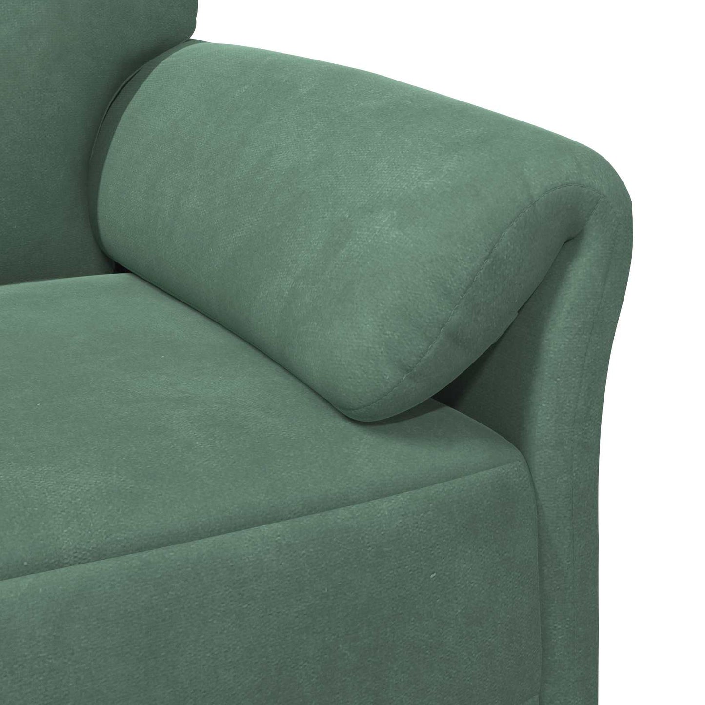 3-Zits Bank Zeegroen 198 x 83 x 95 cm Fluweel is nu te koop bij PeponiXL, paradijselijk wonen!