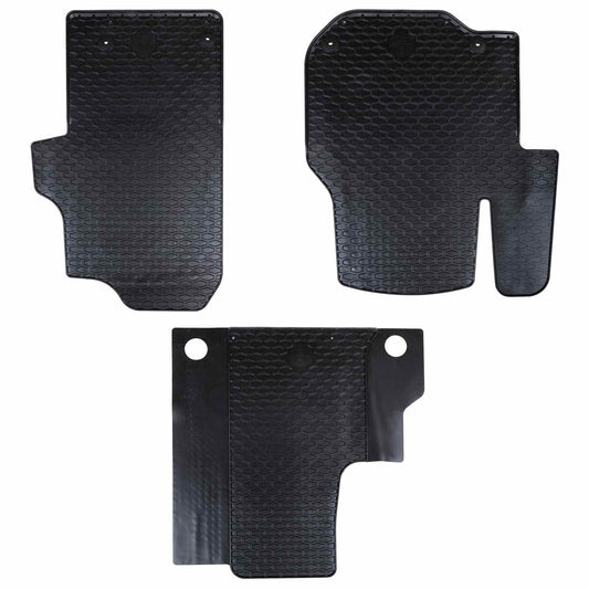 Autobodemmat 3 pcs Zwart geschikt voor VW CRAFTER 2017- Rubber is nu te koop bij PeponiXL, paradijselijk wonen!