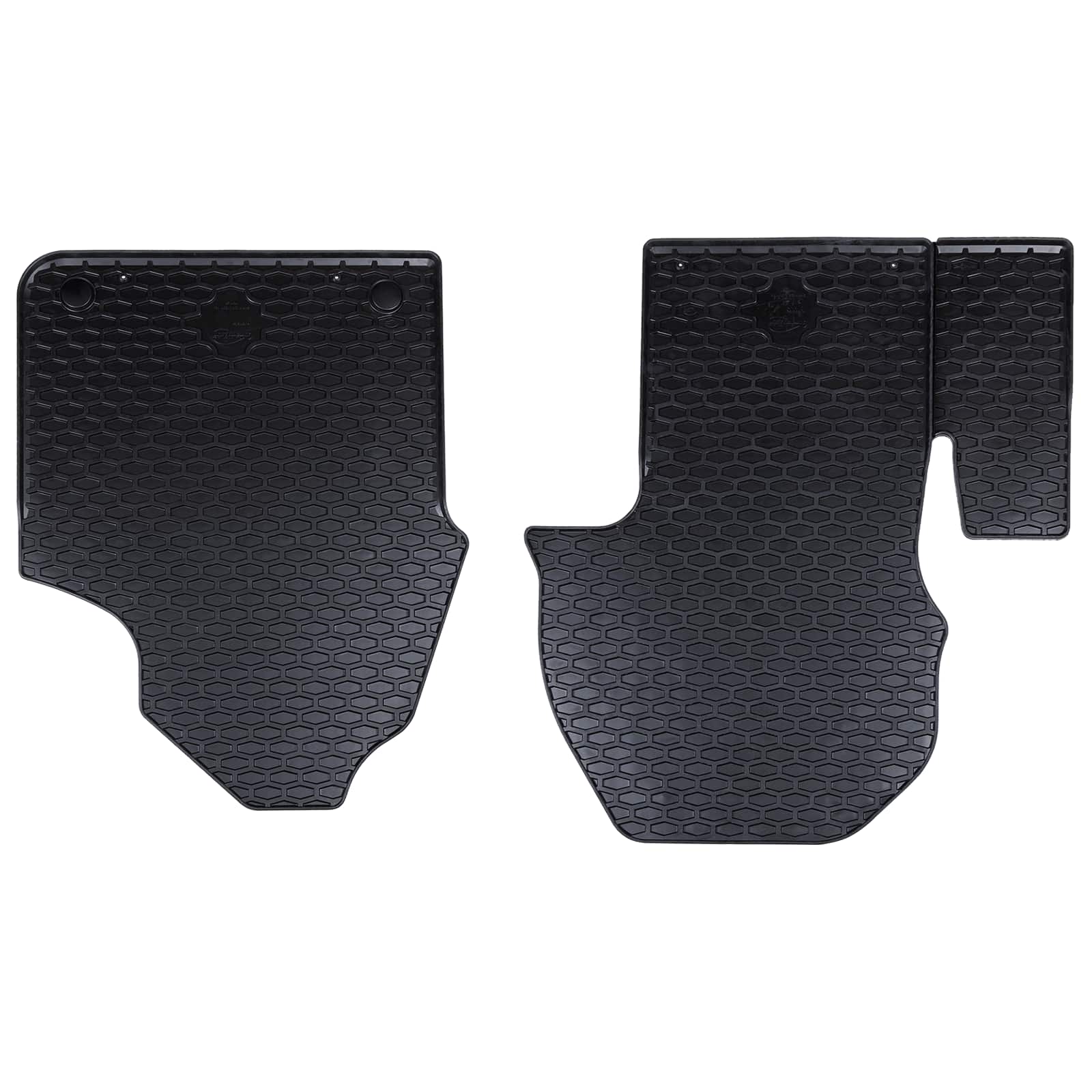 Autobodemmat 2 pcs Zwart geschikt voor Mercedes SPRINTER 2018- is nu te koop bij PeponiXL, paradijselijk wonen!