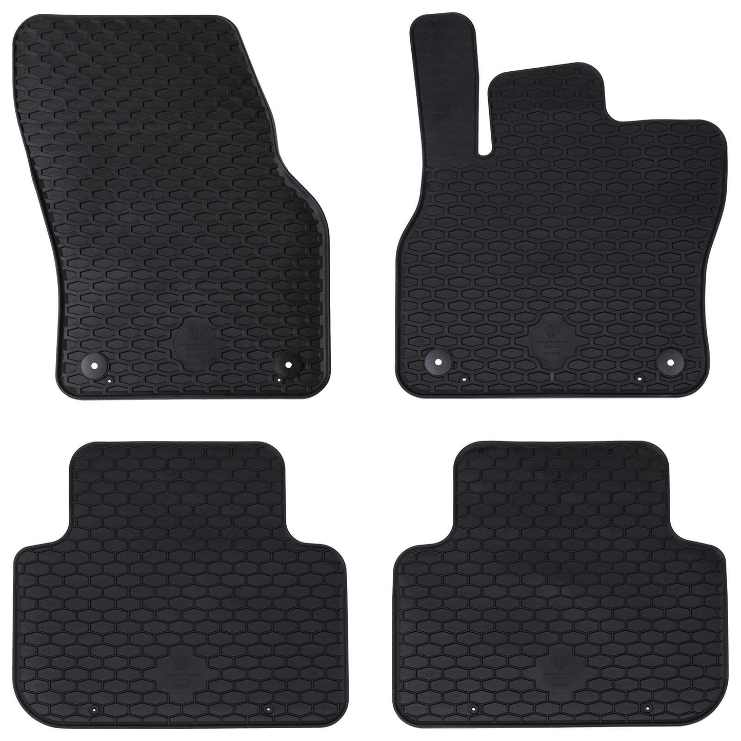 Autobodemmat 4 pcs Zwart Geschikt voor Audi Q3 2019-2025 Rubber is nu te koop bij PeponiXL, paradijselijk wonen!