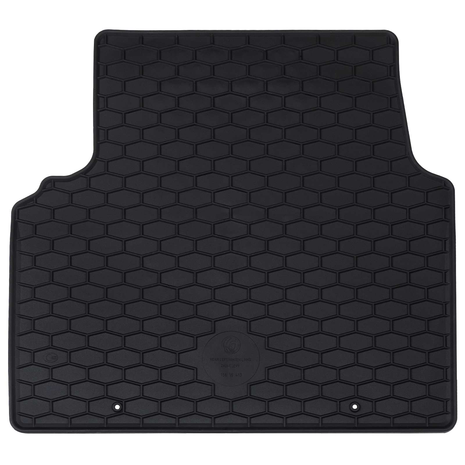 Autobodemmat 4 pcs Zwart geschikt voor VW ID.3 2019- Rubber is nu te koop bij PeponiXL, paradijselijk wonen!