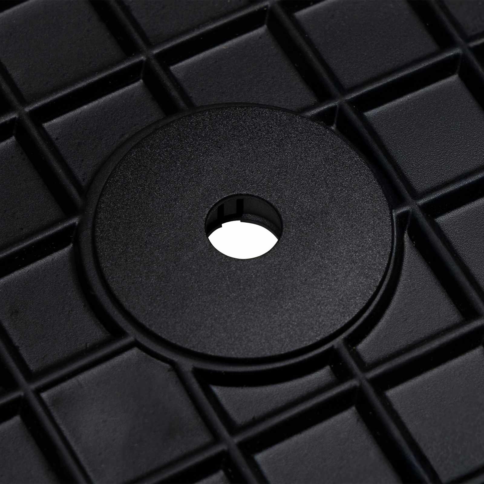 Autobodemmat 4 pcs Zwart Rubber is nu te koop bij PeponiXL, paradijselijk wonen!