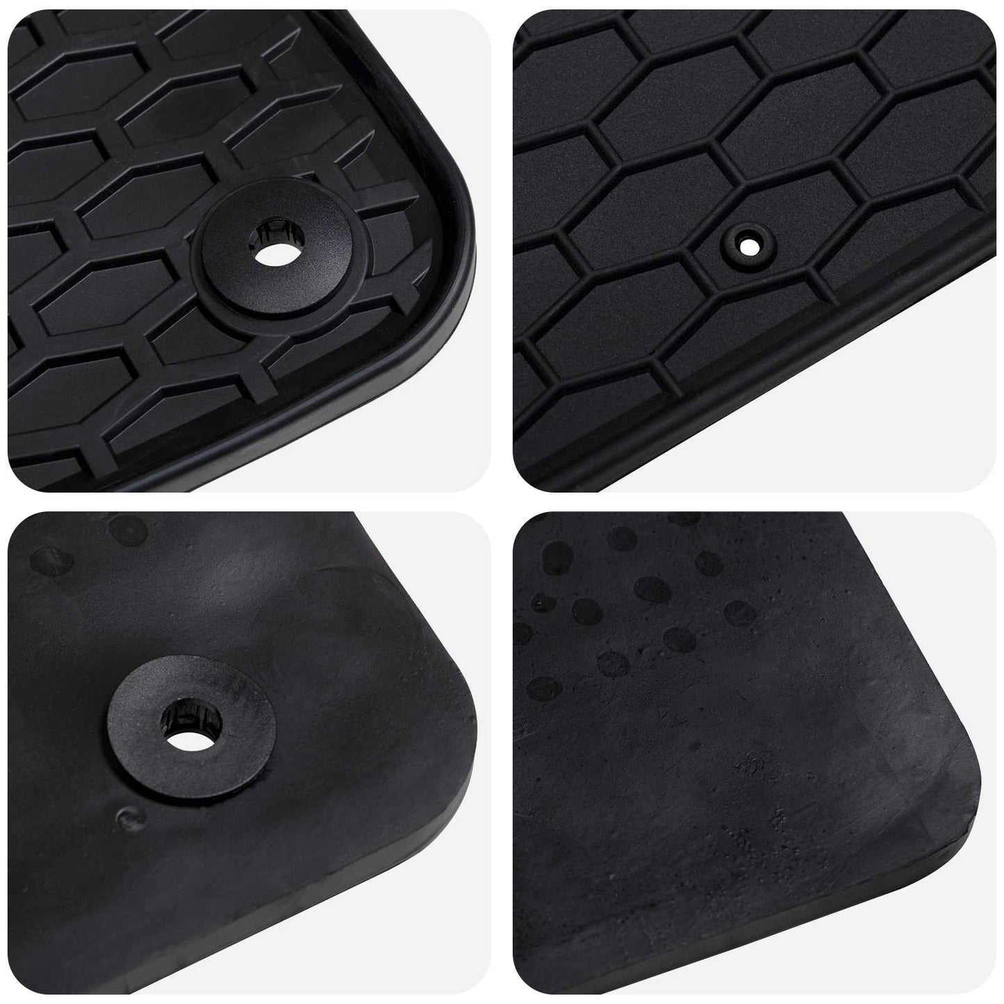 Autobodemmat 4 pcs Zwart geschikt voor C3 2017-2024 Rubber is nu te koop bij PeponiXL, paradijselijk wonen!