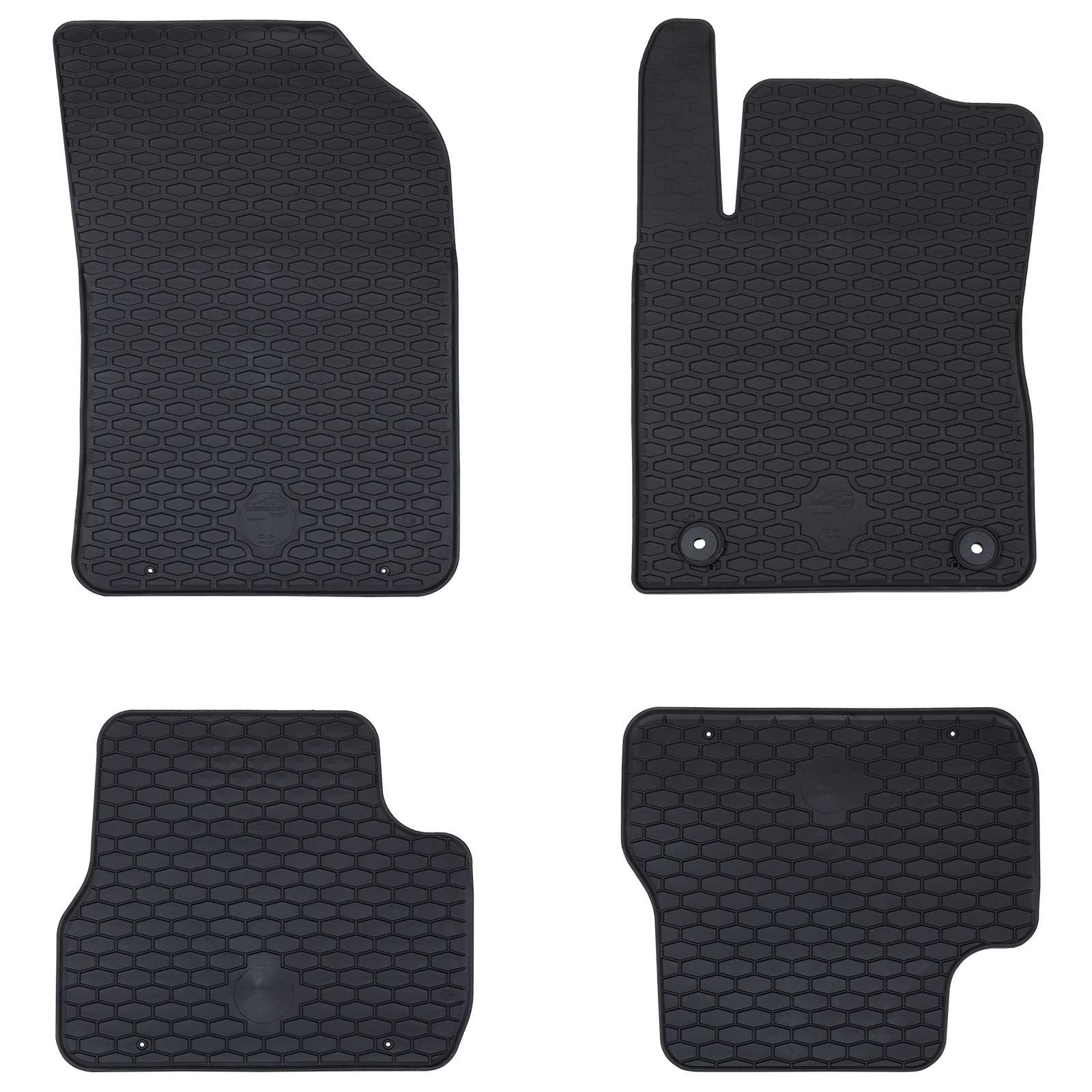 Autobodemmat 4 pcs Zwart geschikt voor C3 2017-2024 Rubber is nu te koop bij PeponiXL, paradijselijk wonen!