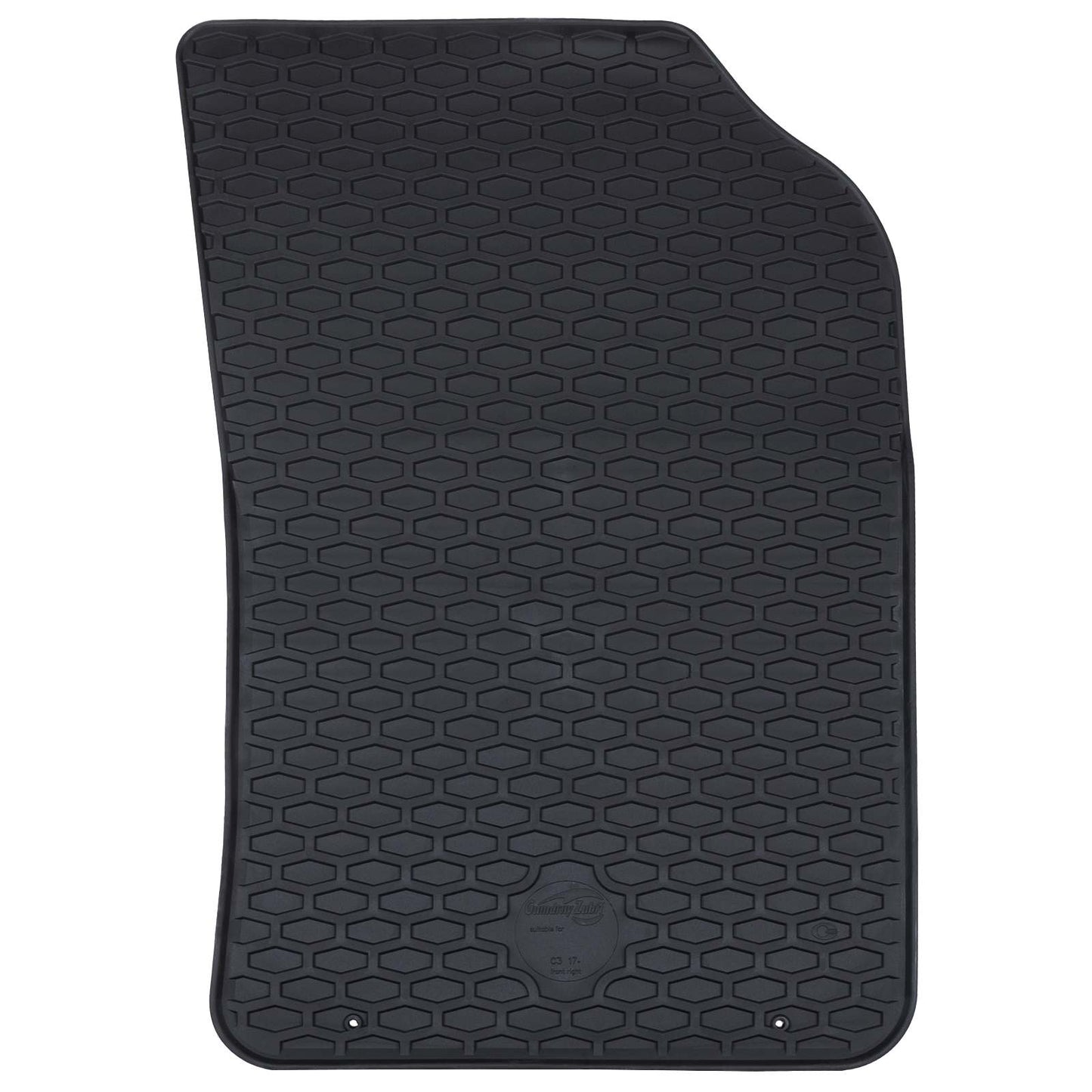 Autobodemmat 4 pcs Zwart geschikt voor C3 2017-2024 Rubber is nu te koop bij PeponiXL, paradijselijk wonen!