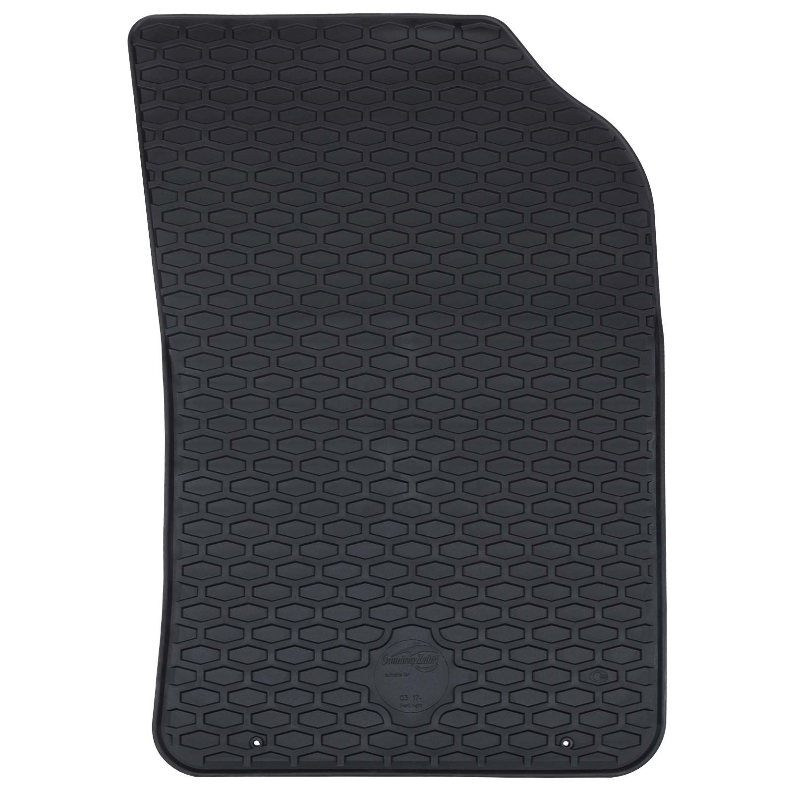 Autobodemmat 4 pcs Zwart geschikt voor C3 2017-2024 Rubber is nu te koop bij PeponiXL, paradijselijk wonen!