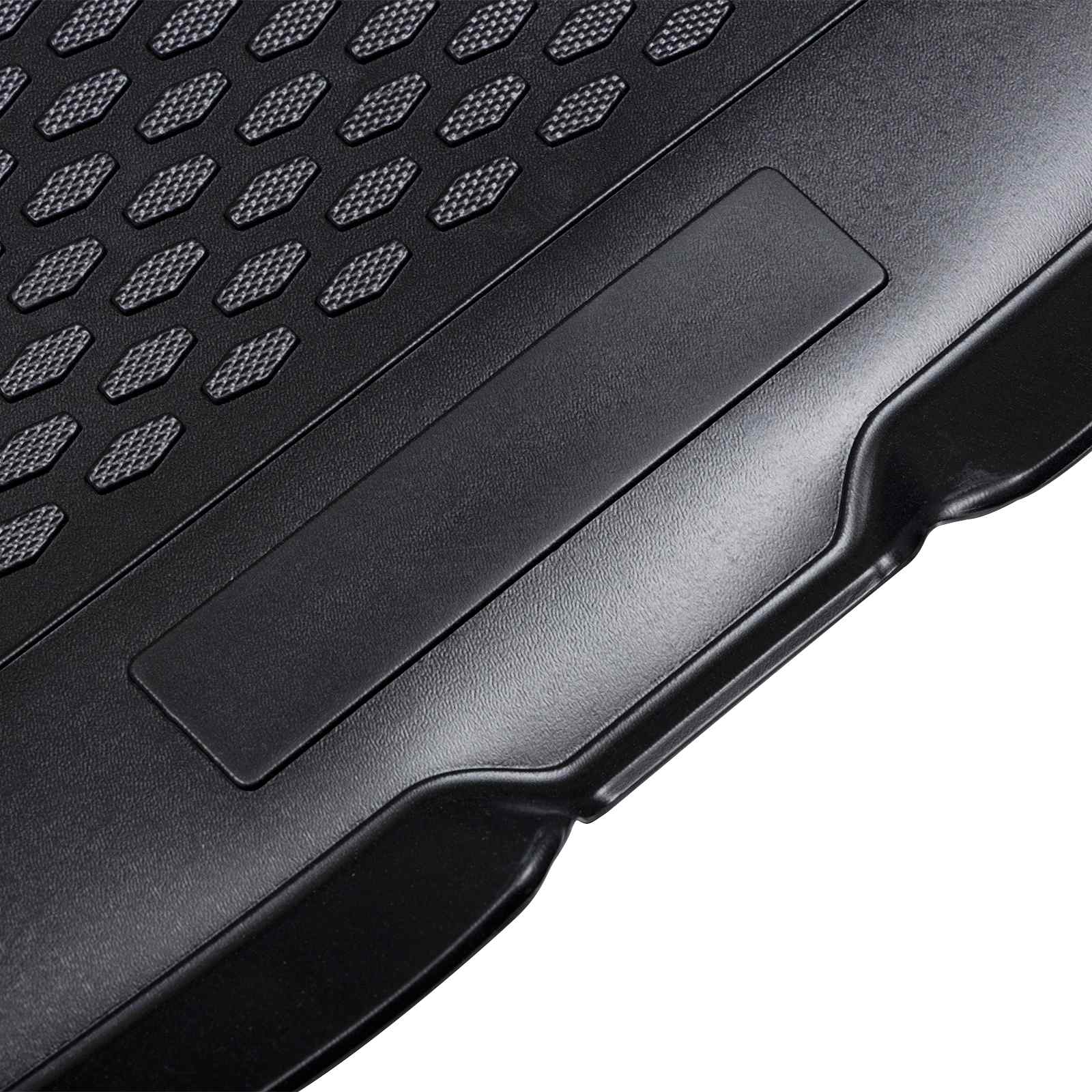 Kofferbakmat Zwart Geschikt voor VW POLO 2017- Rubber is nu te koop bij PeponiXL, paradijselijk wonen!