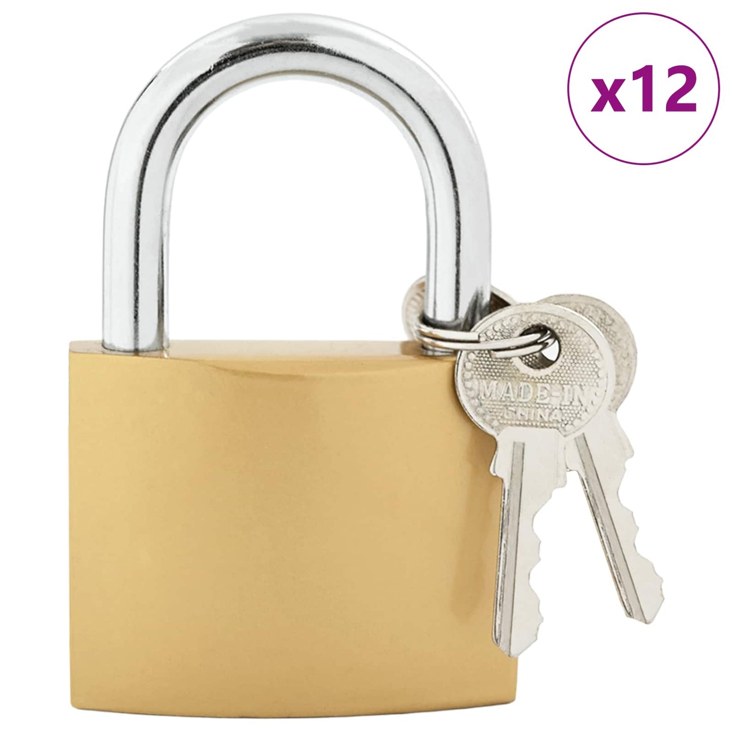 U-slot met sleutels Koper 6 x 2 x 9,1 cm IJzer is nu te koop bij PeponiXL, paradijselijk wonen!