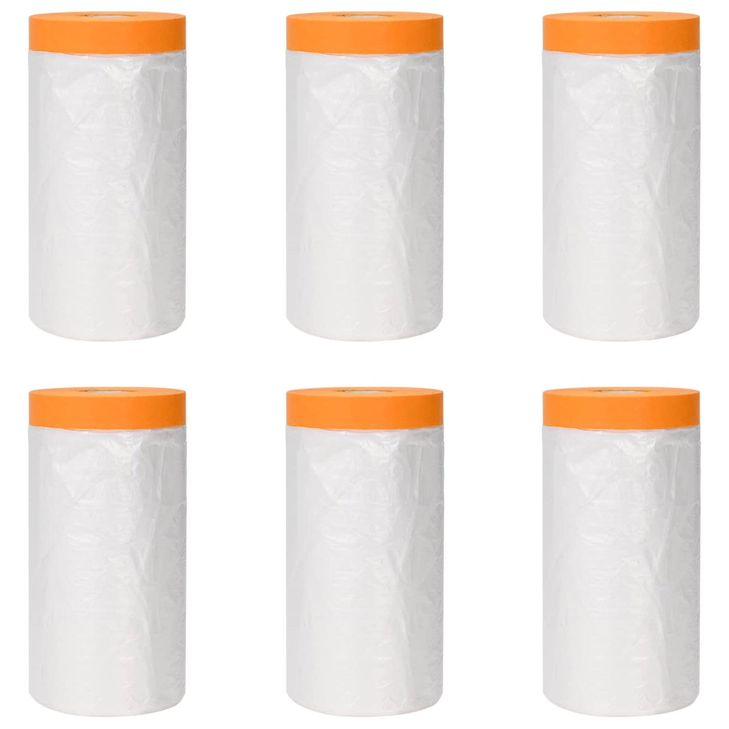 Stofblad met Plakband 6 pcs Doorzichtig 140 x 3300 cm HDPE is nu te koop bij PeponiXL, paradijselijk wonen!