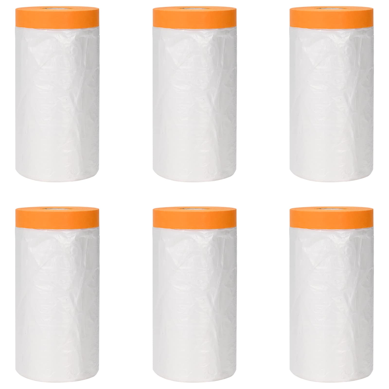 Stofblad met Plakband 6 pcs Doorzichtig 140 x 3300 cm HDPE is nu te koop bij PeponiXL, paradijselijk wonen!