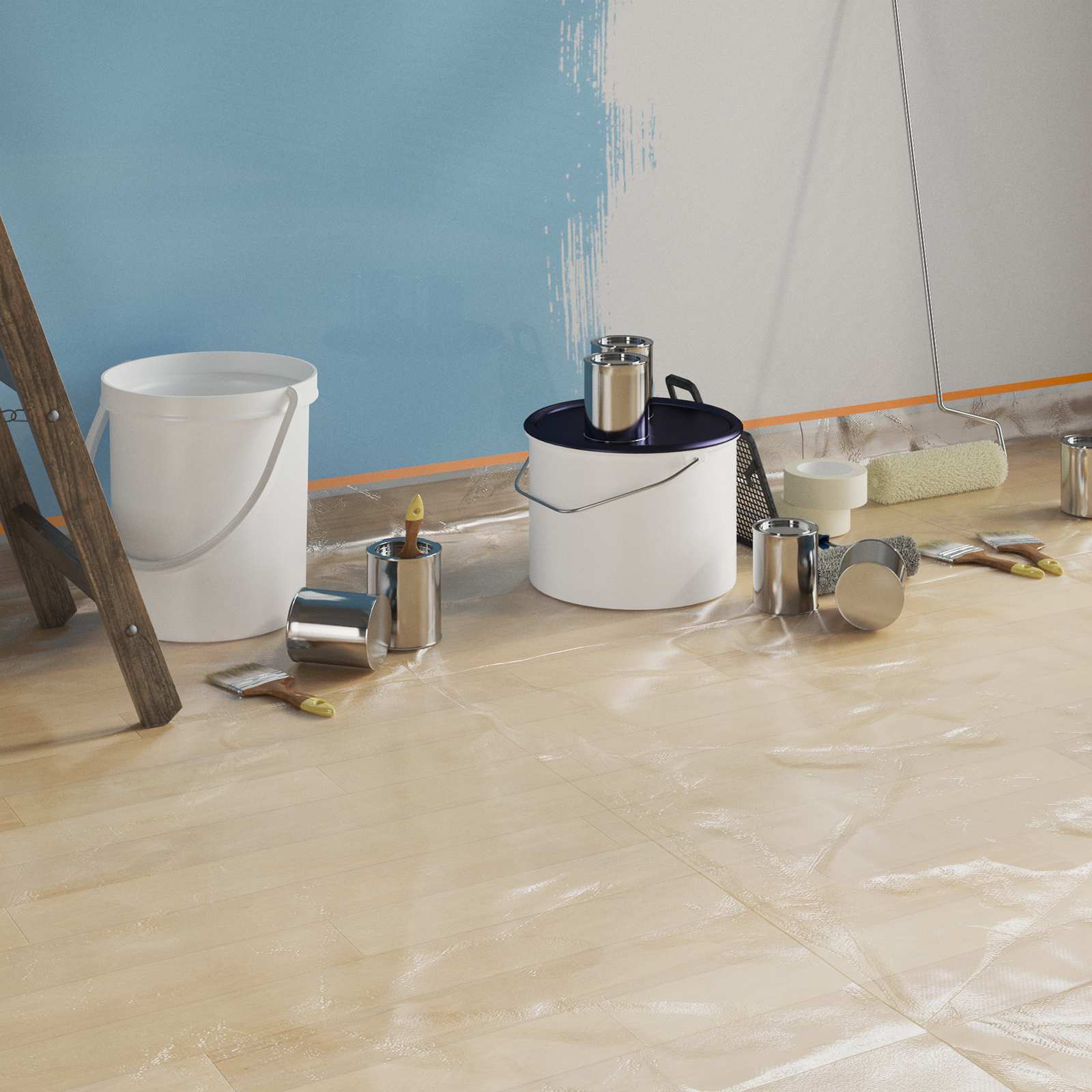 Stofblad met Plakband 12 pcs Doorzichtig 270 x 1600 cm HDPE is nu te koop bij PeponiXL, paradijselijk wonen!