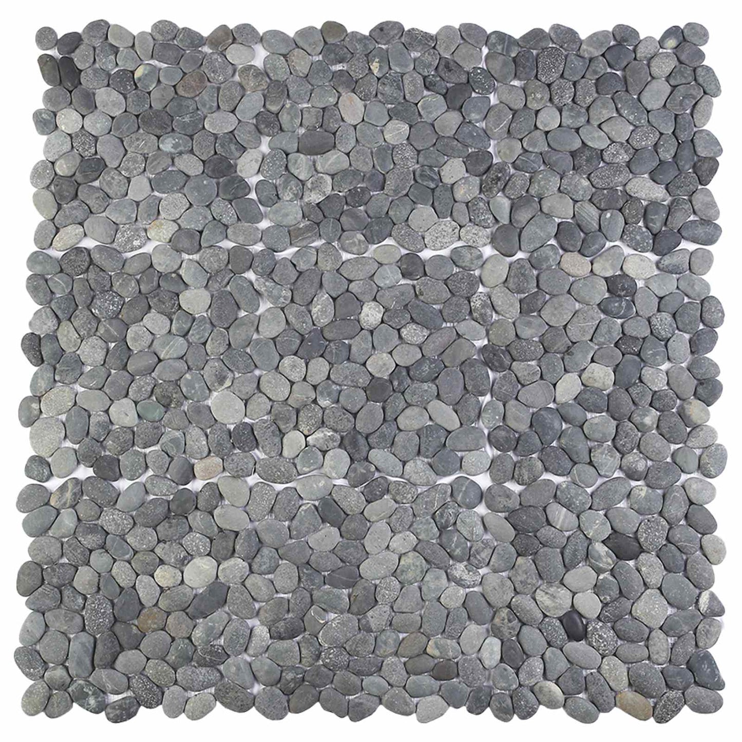 Kiezeltegels Grijs 30 x 30 cm Rivierenkiezel