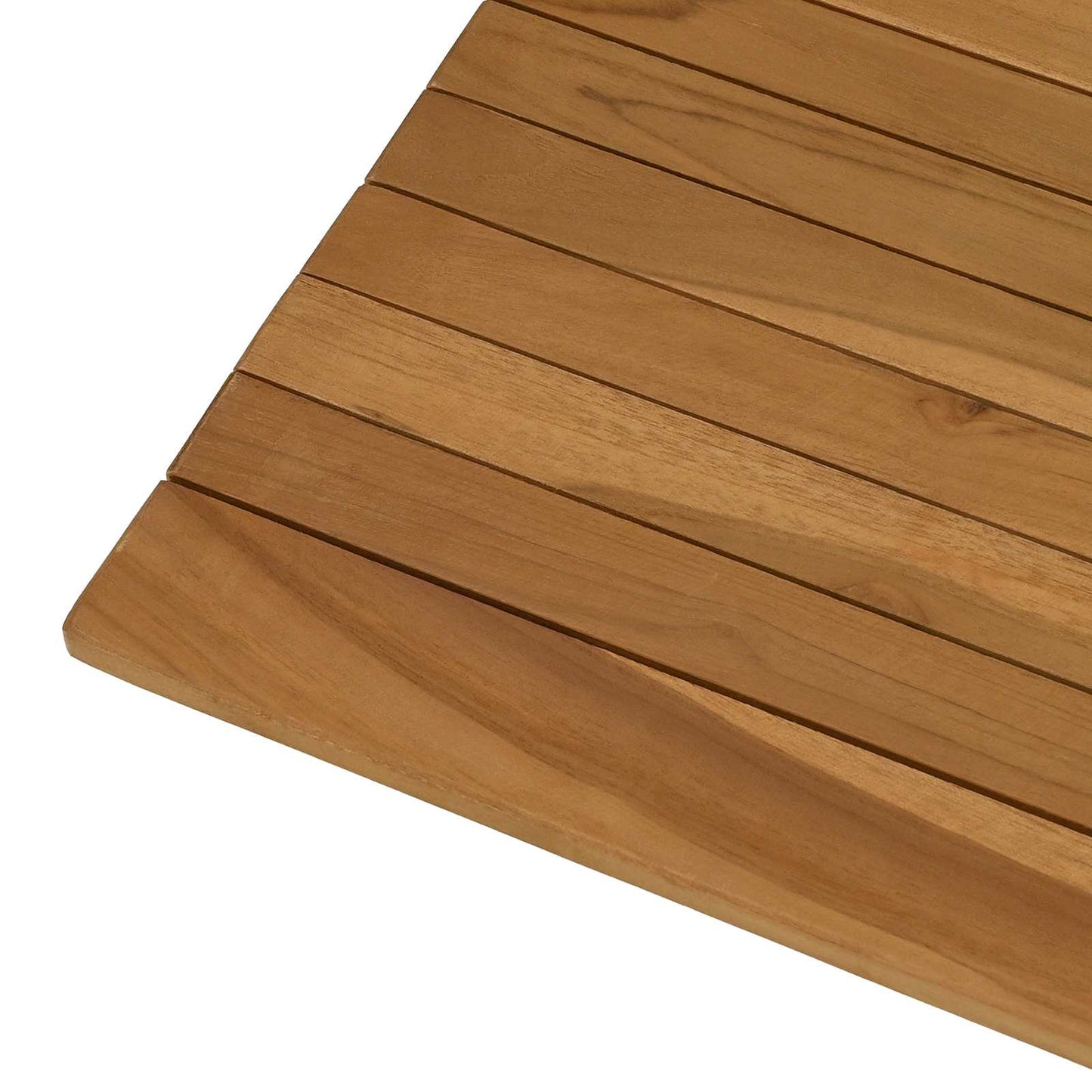 Tafelblad 80 x 80 x 3,5 cm Vierkant Massief Teakhout Naturel