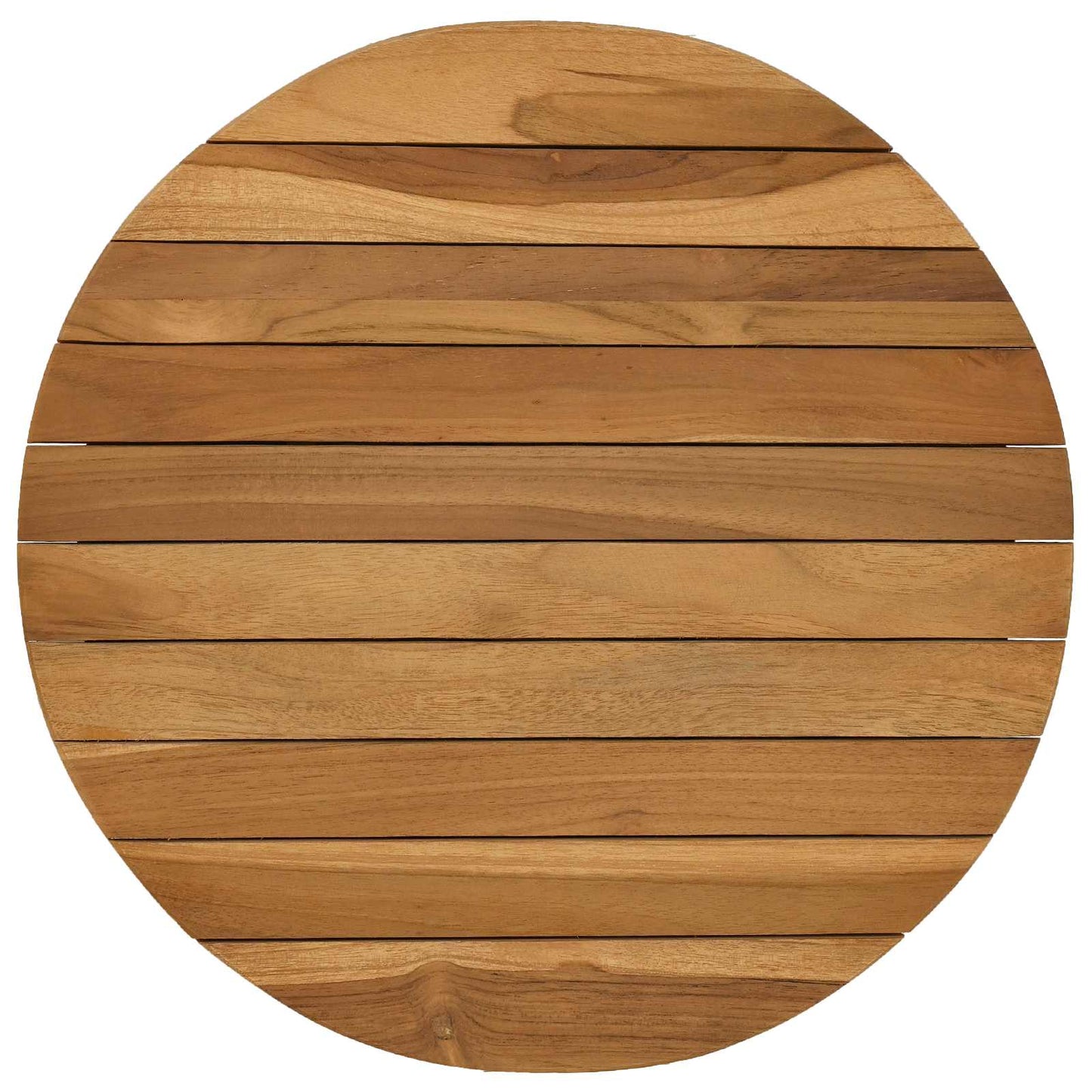 Tafelblad Ø 40 x 3,5 Rond Massief Teakhout Naturel