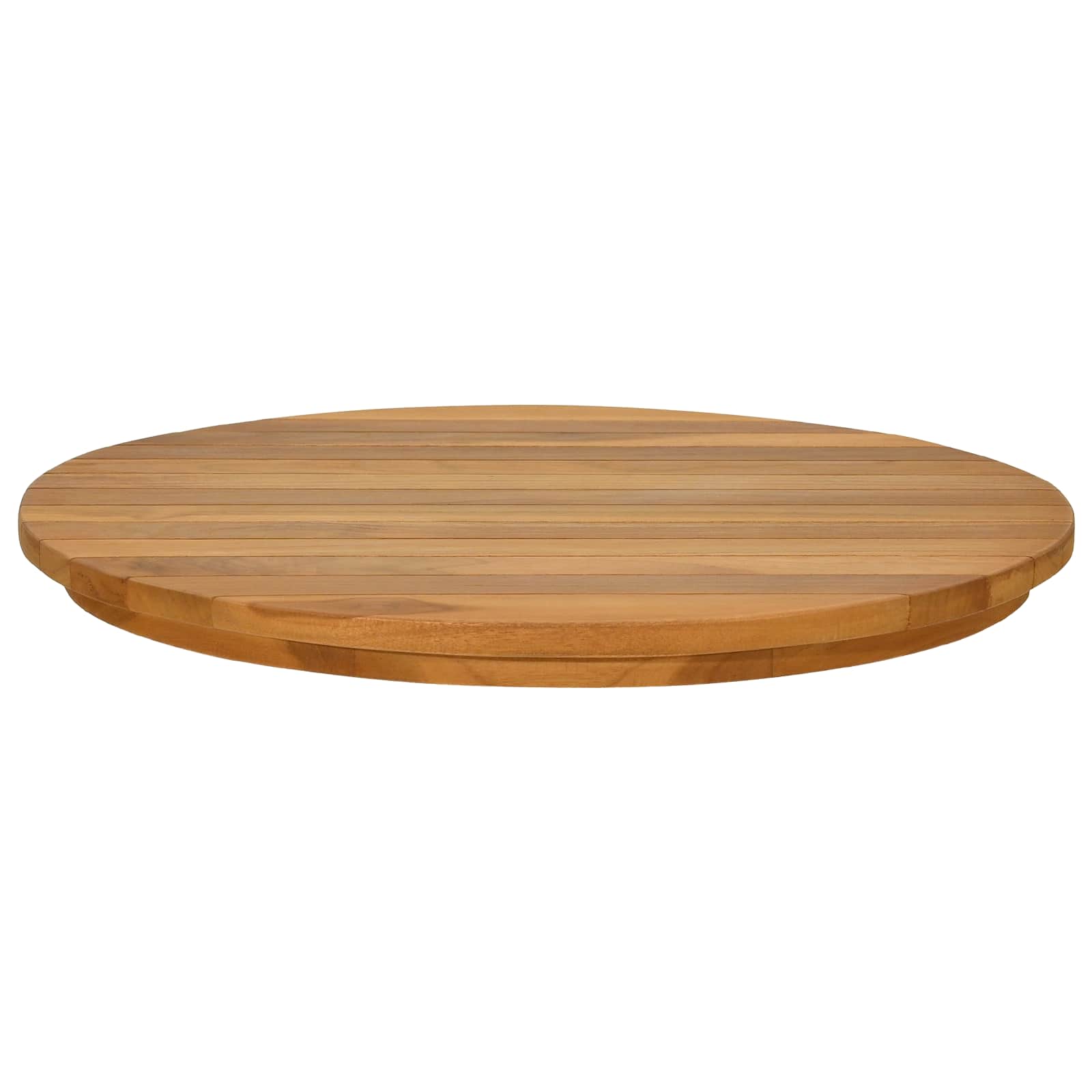 Tafelblad Ø 50 x 3,5 Rond Massief Teakhout Naturel is nu te koop bij PeponiXL, paradijselijk wonen!