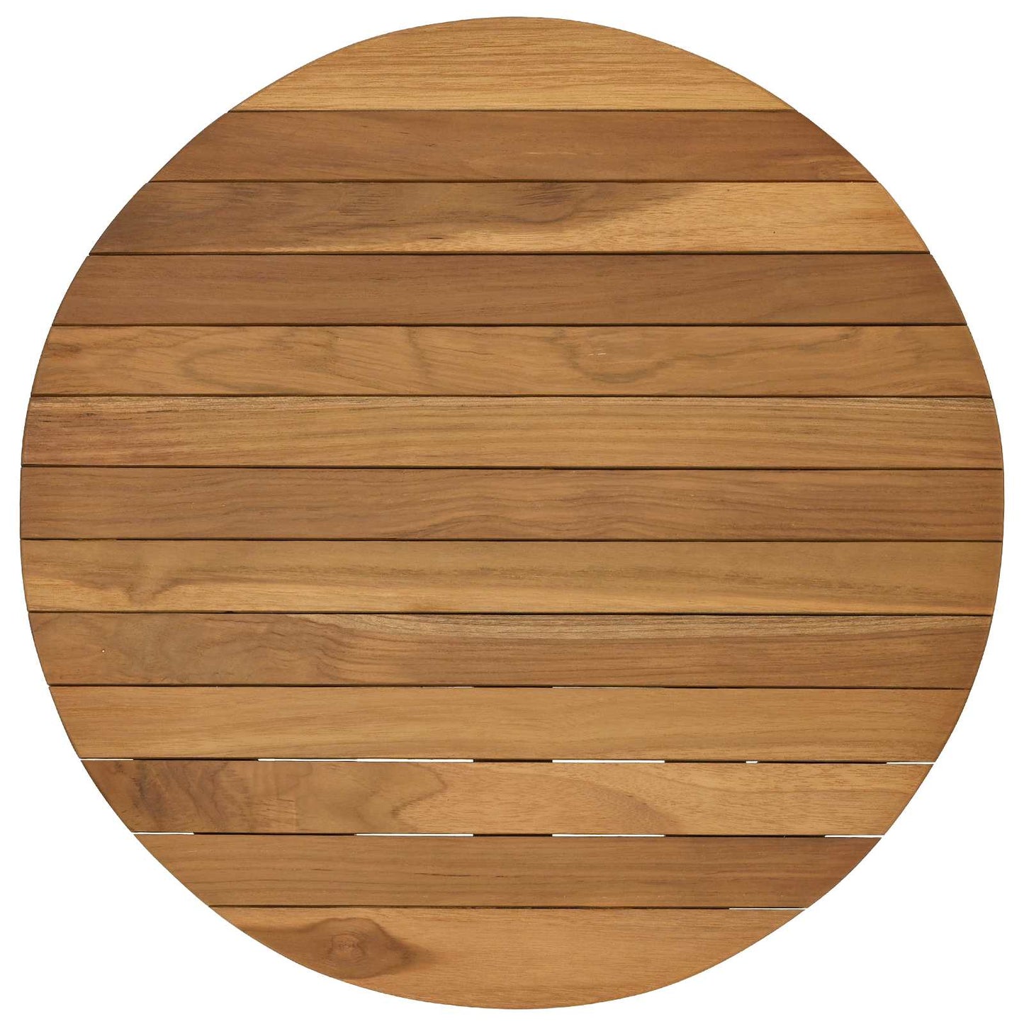Tafelblad Ø 50 x 3,5 Rond Massief Teakhout Naturel is nu te koop bij PeponiXL, paradijselijk wonen!