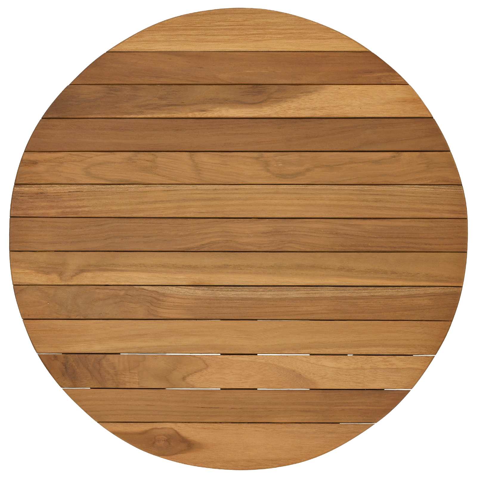 Tafelblad Ø 50 x 3,5 Rond Massief Teakhout Naturel is nu te koop bij PeponiXL, paradijselijk wonen!