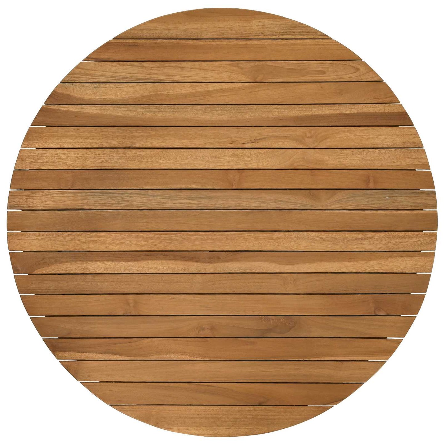 Tafelblad Ø 70 x 3,5 Rond Massief Teakhout Naturel