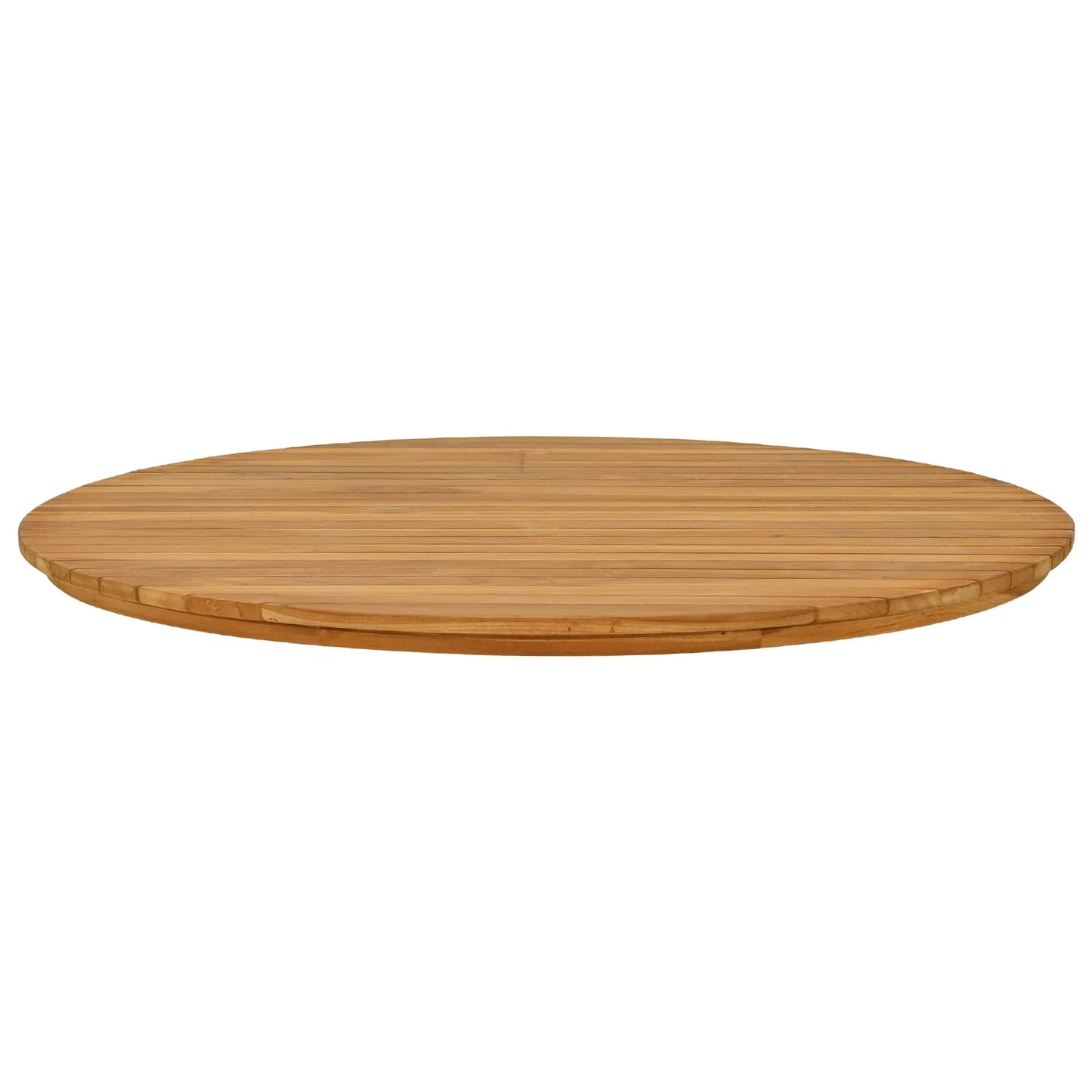 Tafelblad Ø 90 x 3,5 Rond Massief Teakhout Naturel