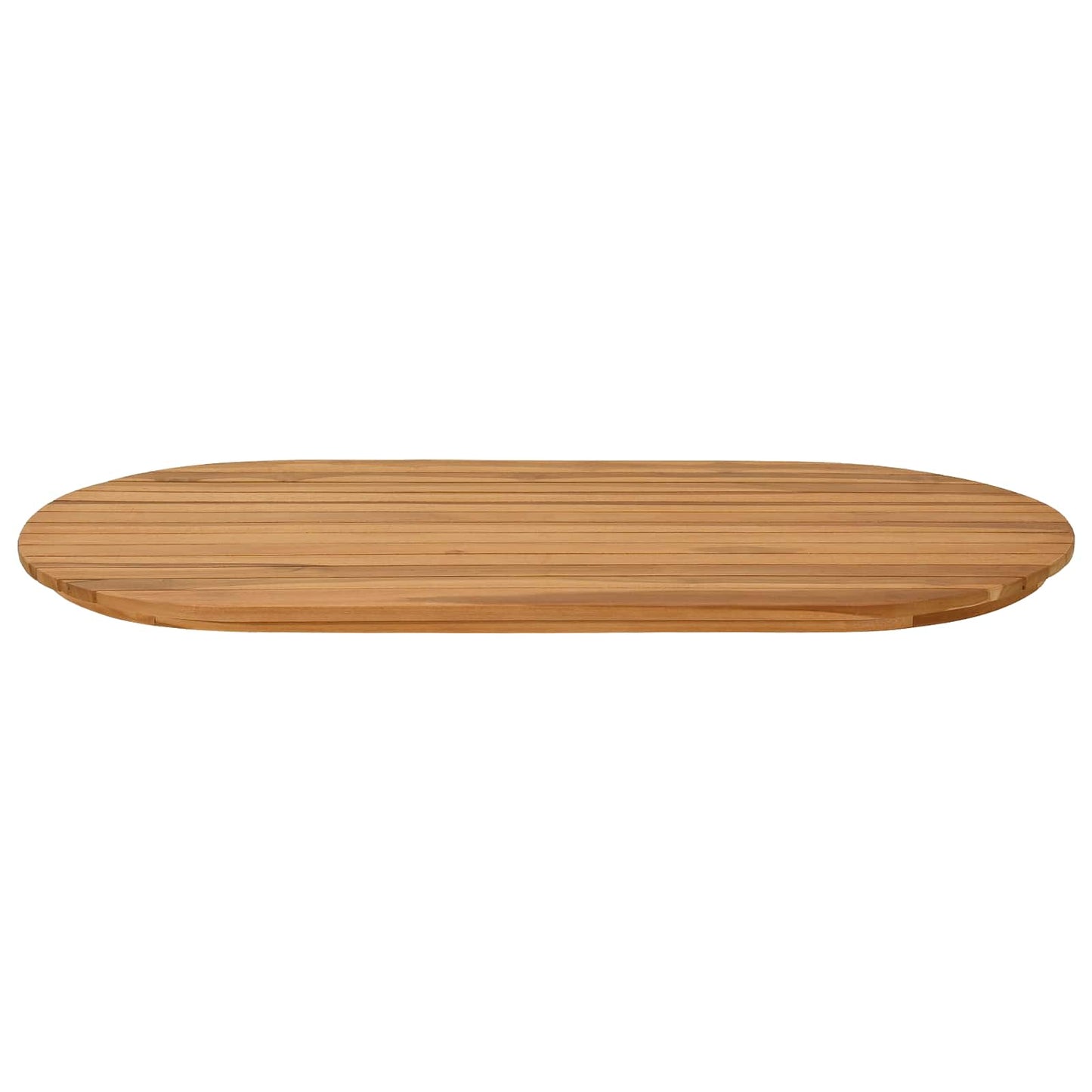 Tafelblad 100 x 50 x 3,5 cm Ovaal Massief Teakhout Naturel is nu te koop bij PeponiXL, paradijselijk wonen!