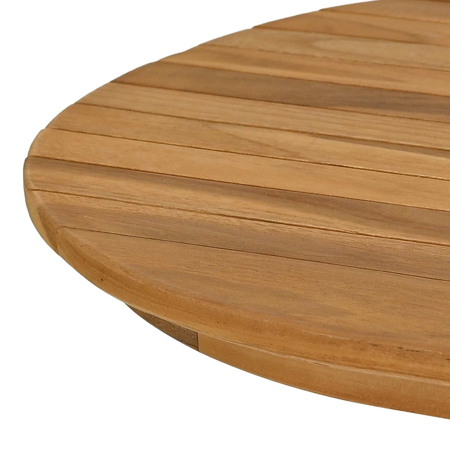 Tafelblad 110 x 55 x 3,5 cm Ovaal Massief Teakhout Naturel is nu te koop bij PeponiXL, paradijselijk wonen!
