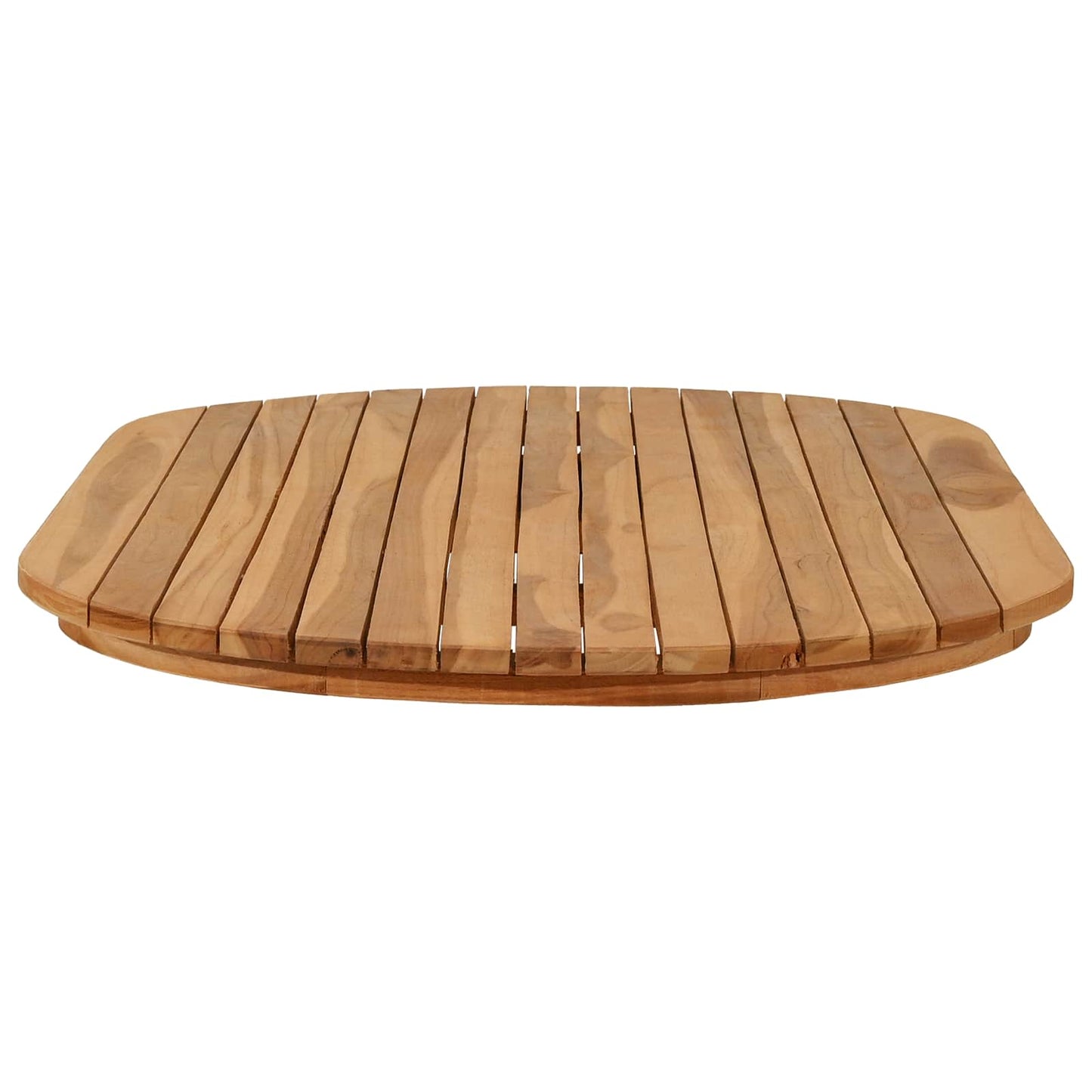Tafelblad 110 x 55 x 3,5 cm Ovaal Massief Teakhout Naturel is nu te koop bij PeponiXL, paradijselijk wonen!
