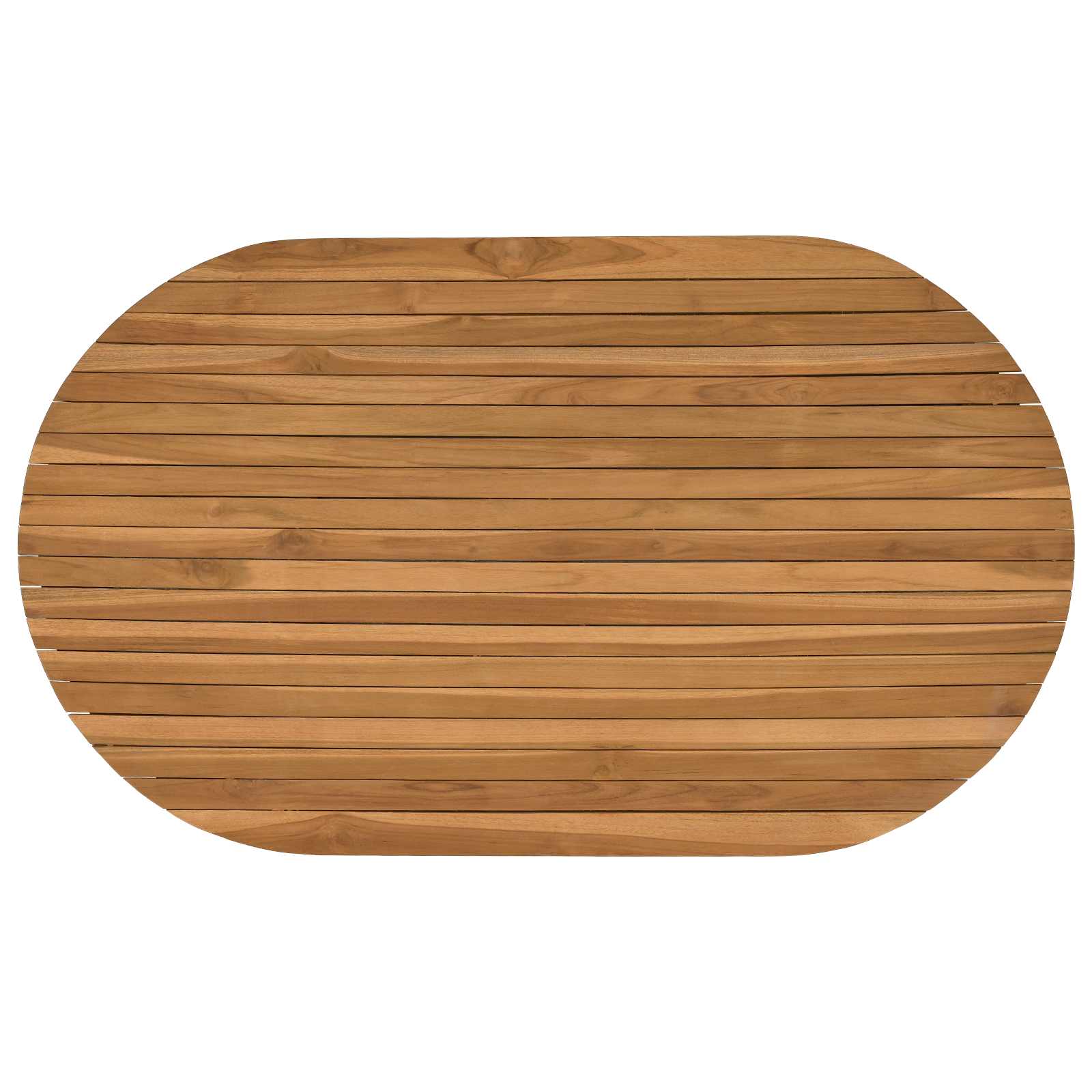 Tafelblad 120 x 70 x 3,5 cm Ovaal Massief Teakhout Naturel is nu te koop bij PeponiXL, paradijselijk wonen!