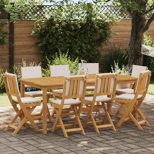 Bistrostoelen voor buiten 8 pcs Crèmewit 38 x 46 x 85 cm is nu te koop bij PeponiXL, paradijselijk wonen!