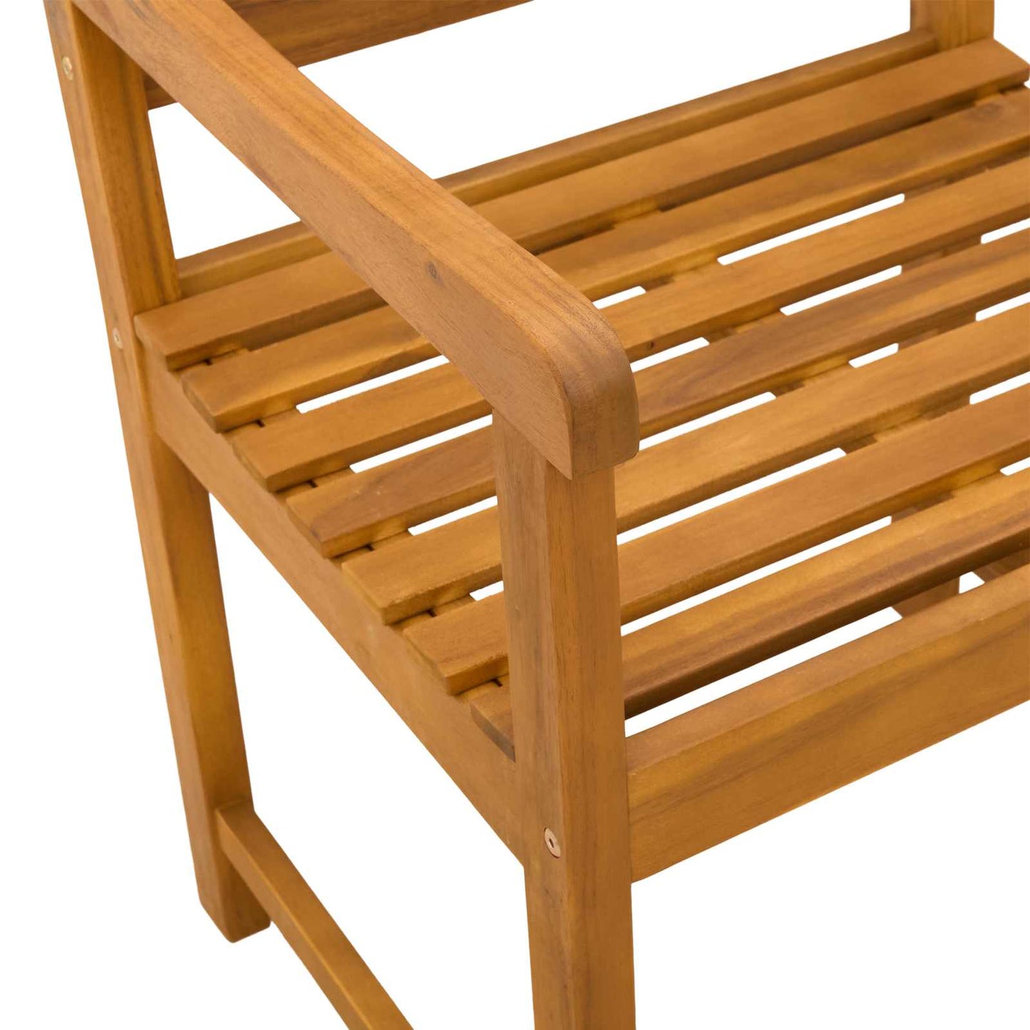 Tuinbank 6 pcs Naturel 56 x 55,5 x 90 cm Massief Acaciahout is nu te koop bij PeponiXL, paradijselijk wonen!