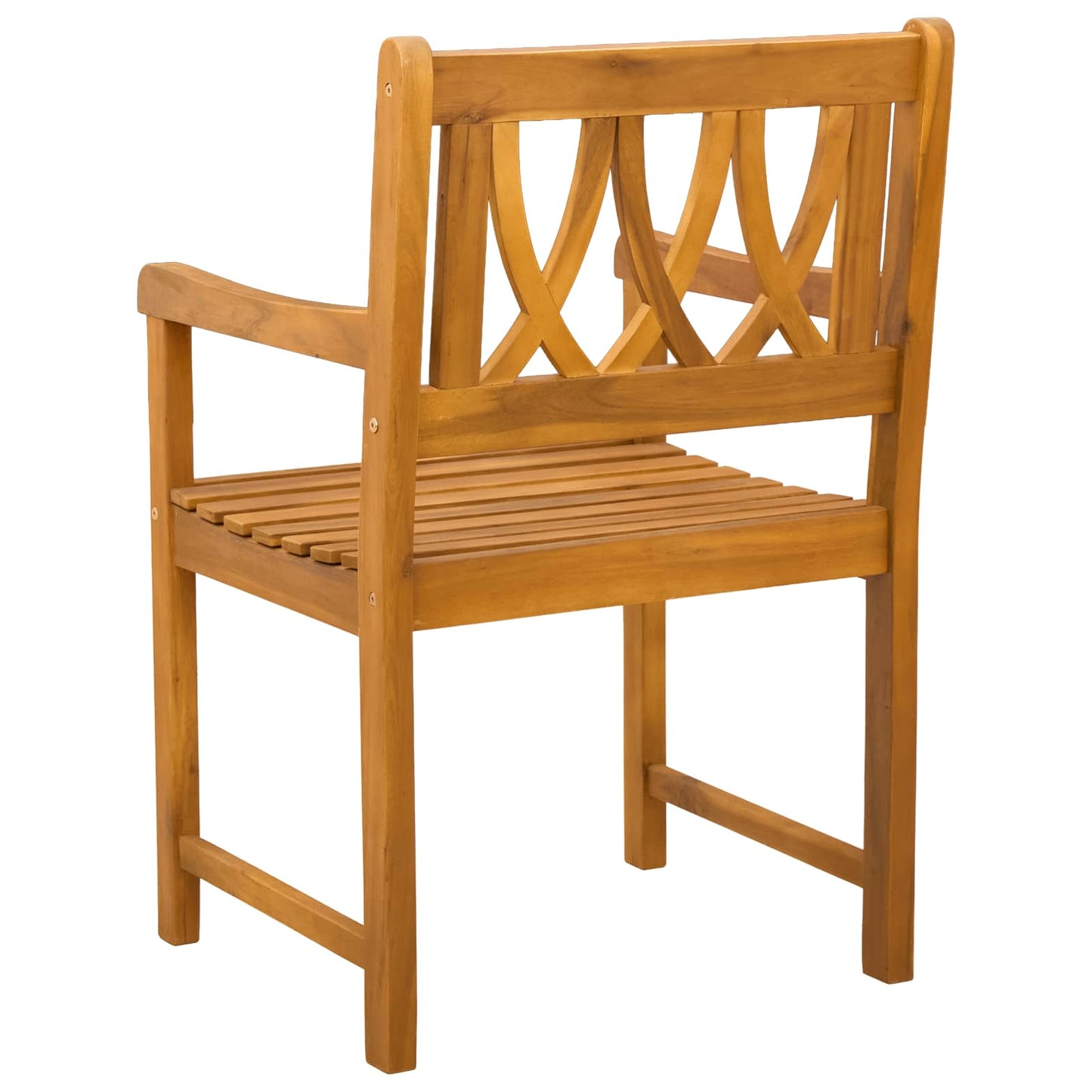 Tuinbank 6 pcs Naturel 56 x 55,5 x 90 cm Massief Acaciahout is nu te koop bij PeponiXL, paradijselijk wonen!