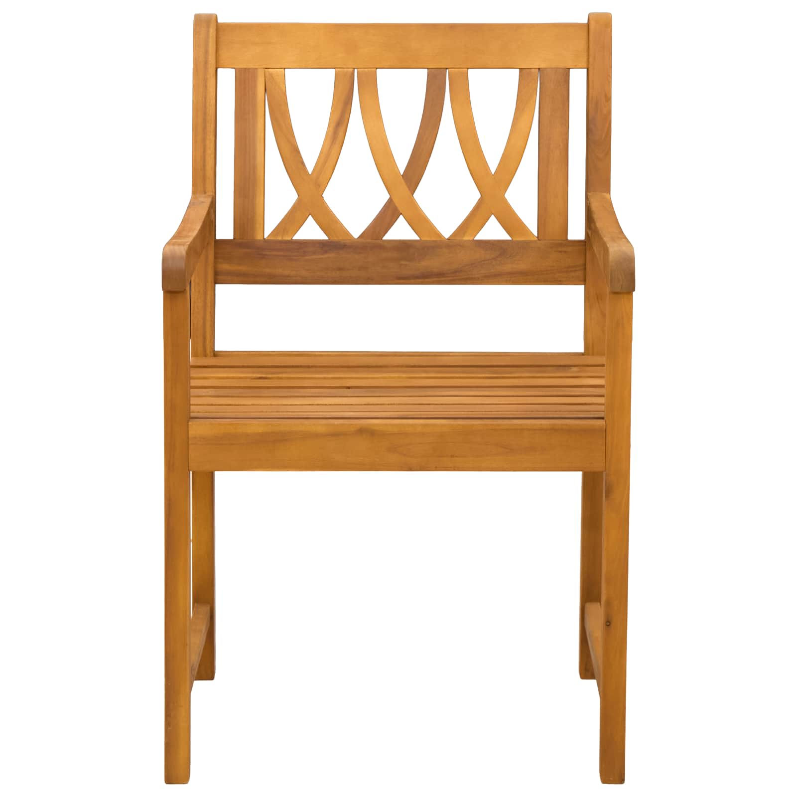 Tuinbank 6 pcs Naturel 56 x 55,5 x 90 cm Massief Acaciahout is nu te koop bij PeponiXL, paradijselijk wonen!